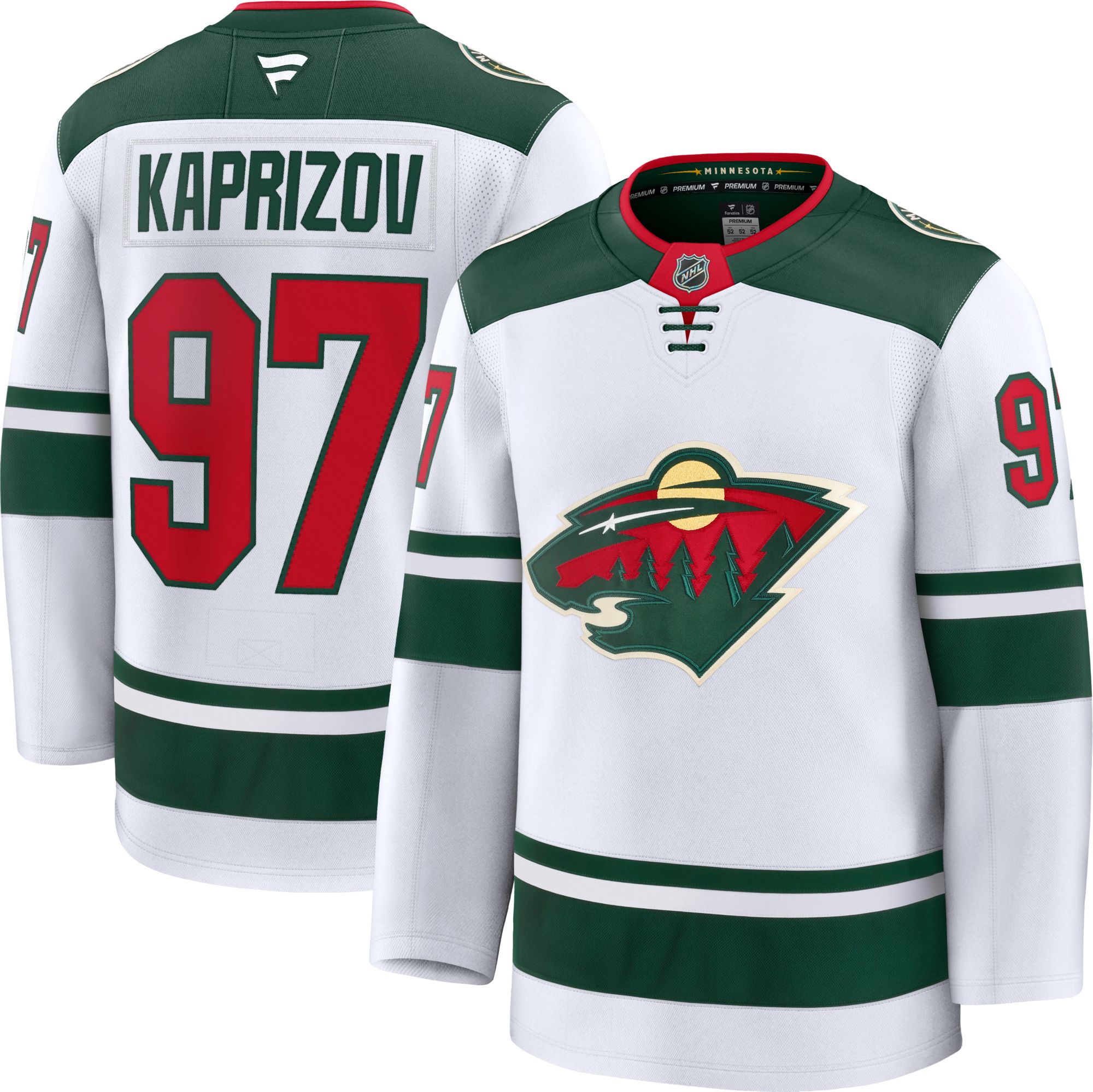 NHL Men's Minnesota Wild Kirill Kaprizov #97 2024-2025 Premium Authentic Away Jersey product image