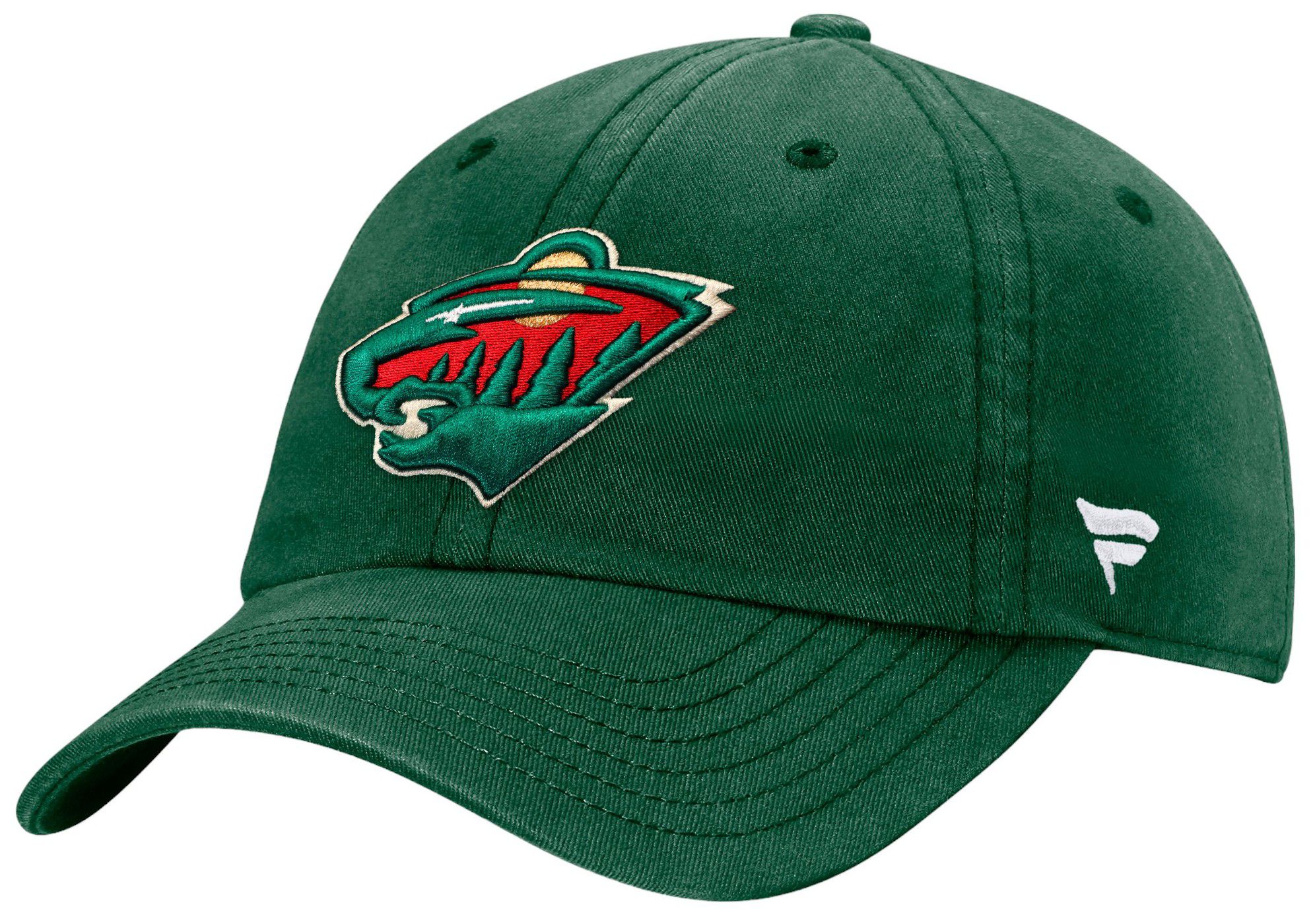 NHL Adult Minnesota Wild Core Unstructured Green Adjustable Hat product image