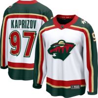 NHL Men's Minnesota Wild Kirill Kaprizov #97 White Alternate
