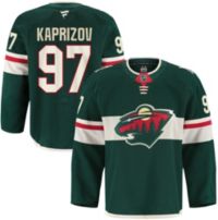 HARA 83 ユニフォーム　日韓　新品未開封 NHL Men's Minnesota Wild Kirill Kaprizov #97 Authentic Pro Green