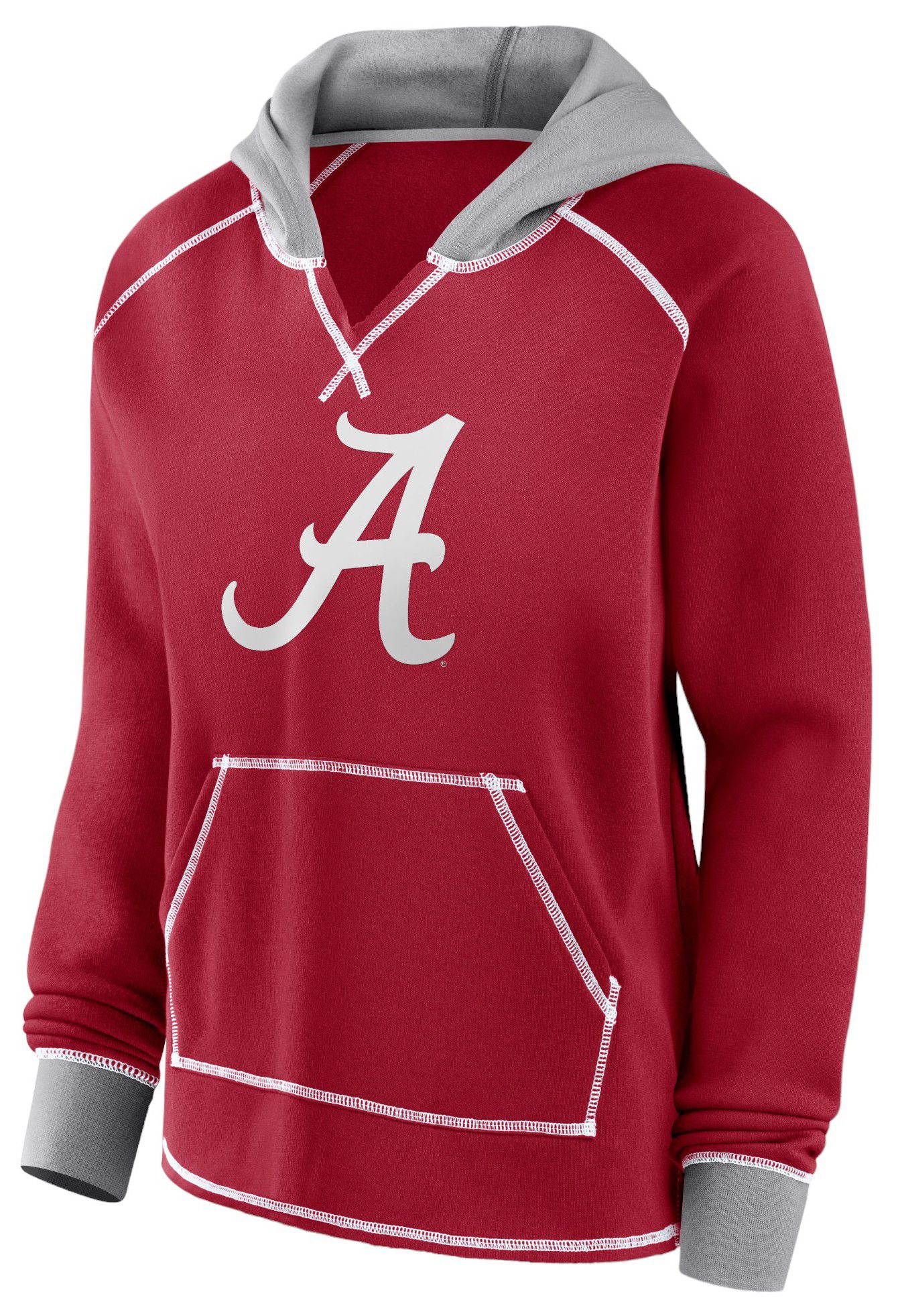 Logo Athletic Women's Alabama Crimson Tide Crimson Boom Logo Fleece Pullover Hoodie product image