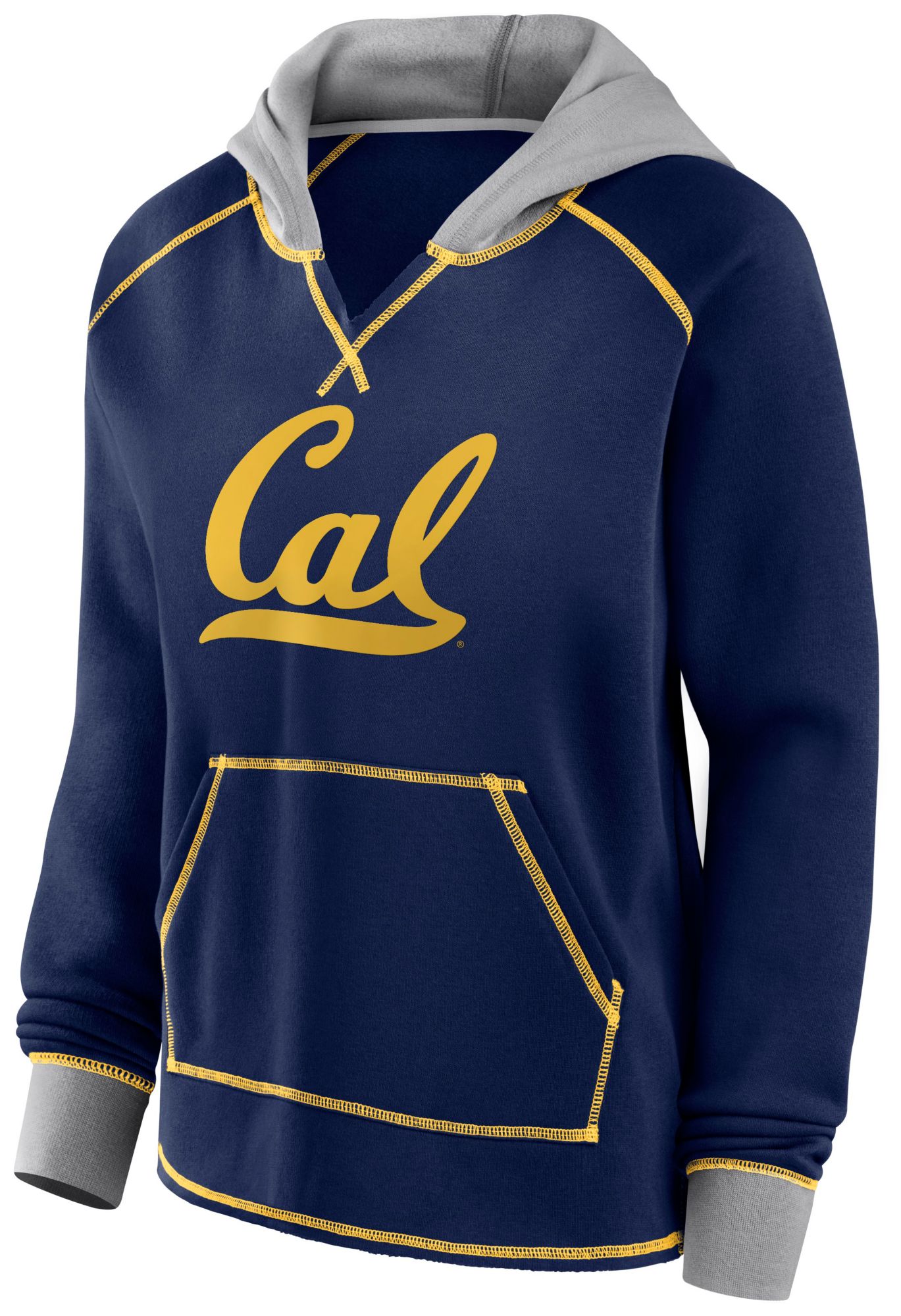 NCAA Women's Cal Golden Bears Blue Boom Logo Fleece Pullover Hoodie product image