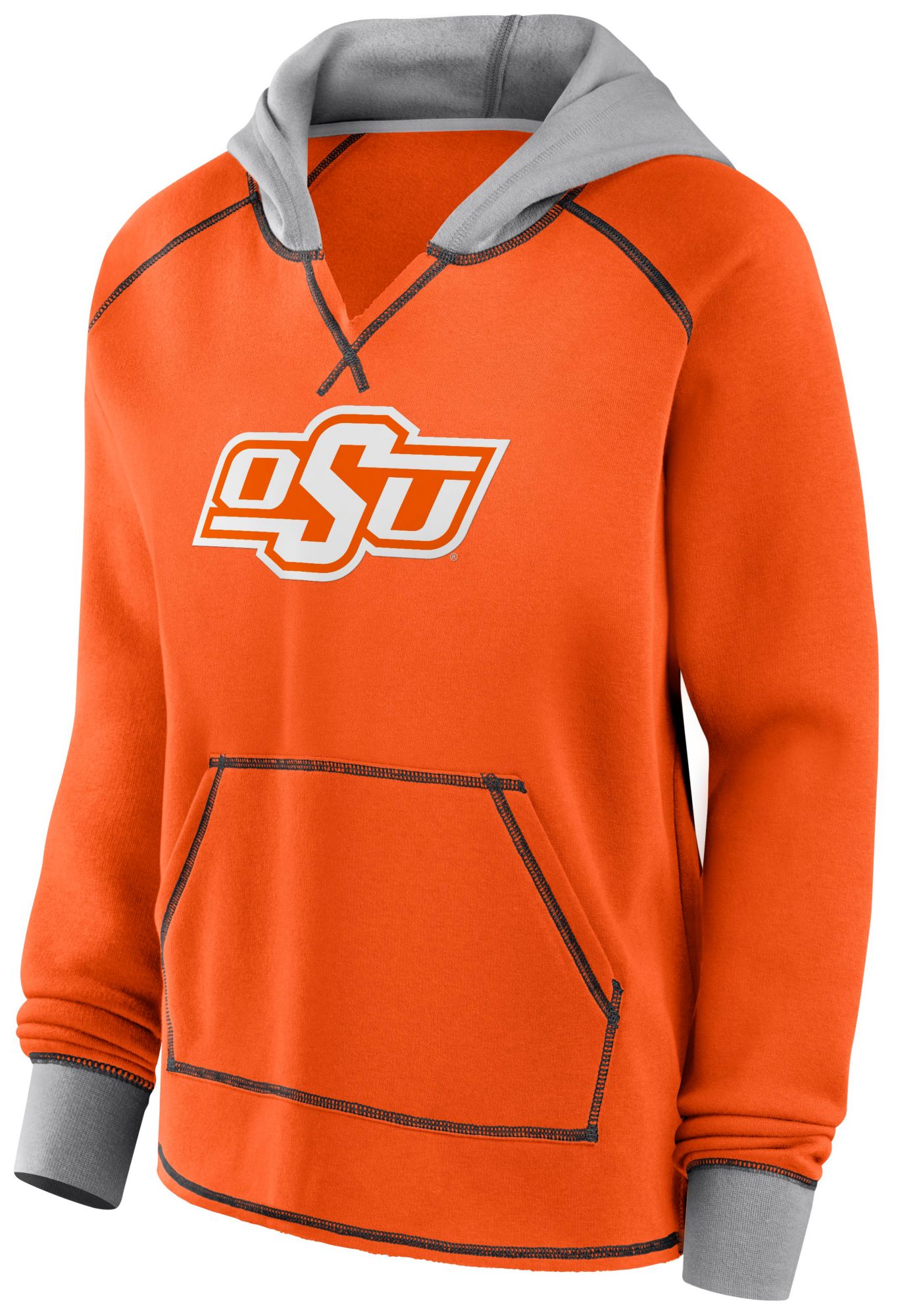 NCAA Women's Oklahoma State Cowboys Orange Boom Logo Fleece Pullover Hoodie product image