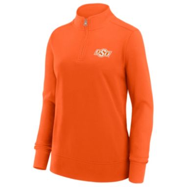sorry, Logo Athletic Women's Oklahoma State Cowboys Orange Terry Logo Quarter-Zip is currently out of stock