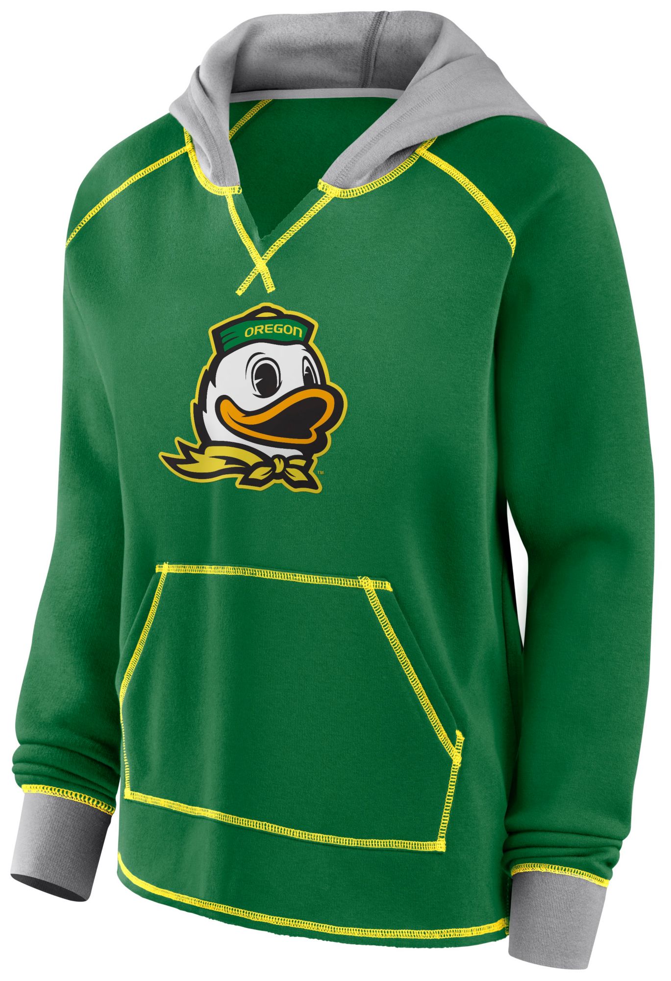 NCAA Women's Oregon Ducks Green Boom Logo Fleece Pullover Hoodie product image
