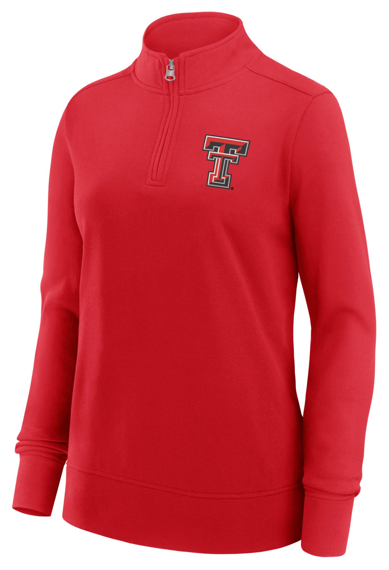 Logo Athletic Women's Texas Tech Red Raiders Red Terry Logo Quarter-Zip product image