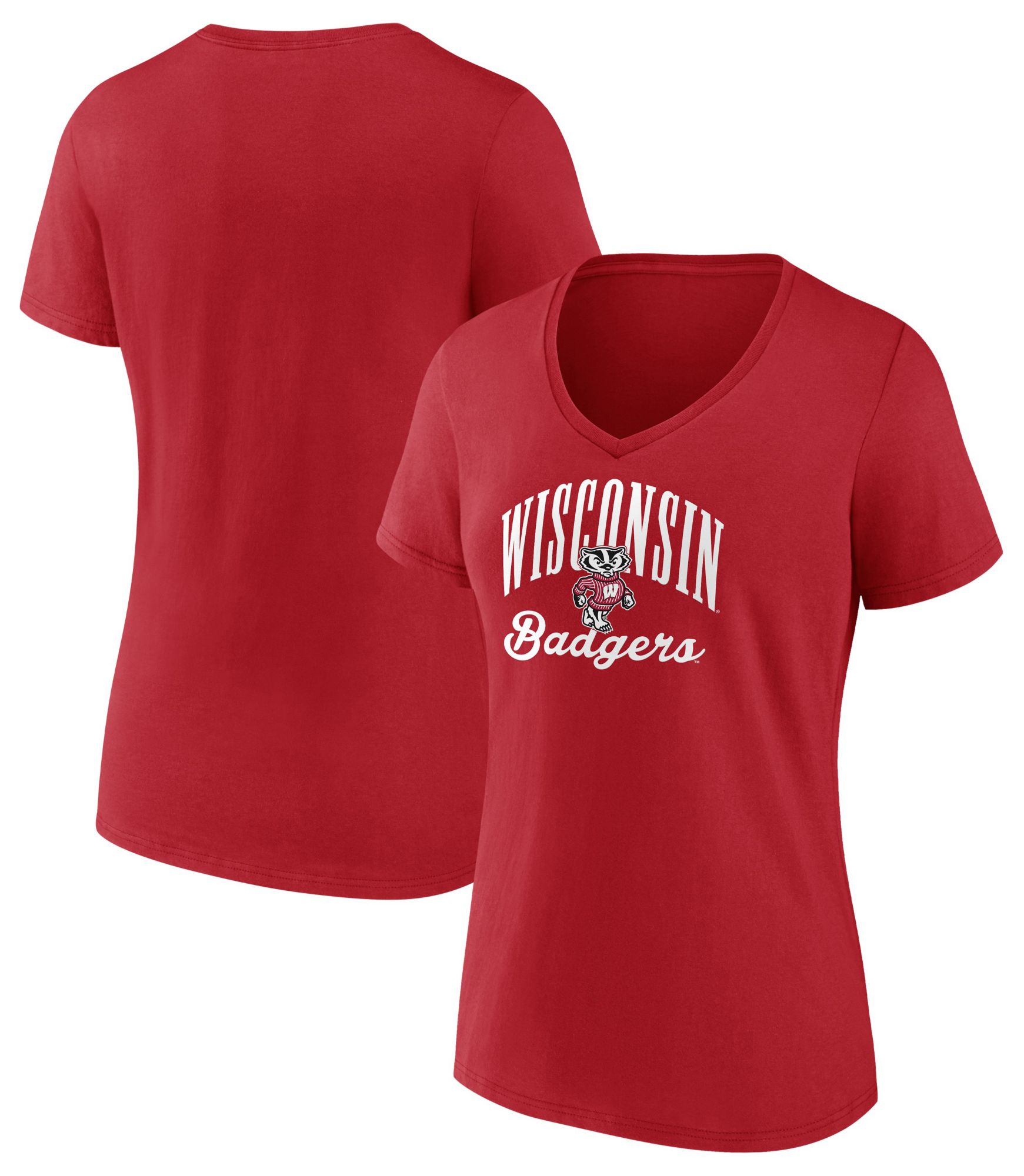 NCAA Women's Wisconsin Badgers Red Promo T-Shirt product image