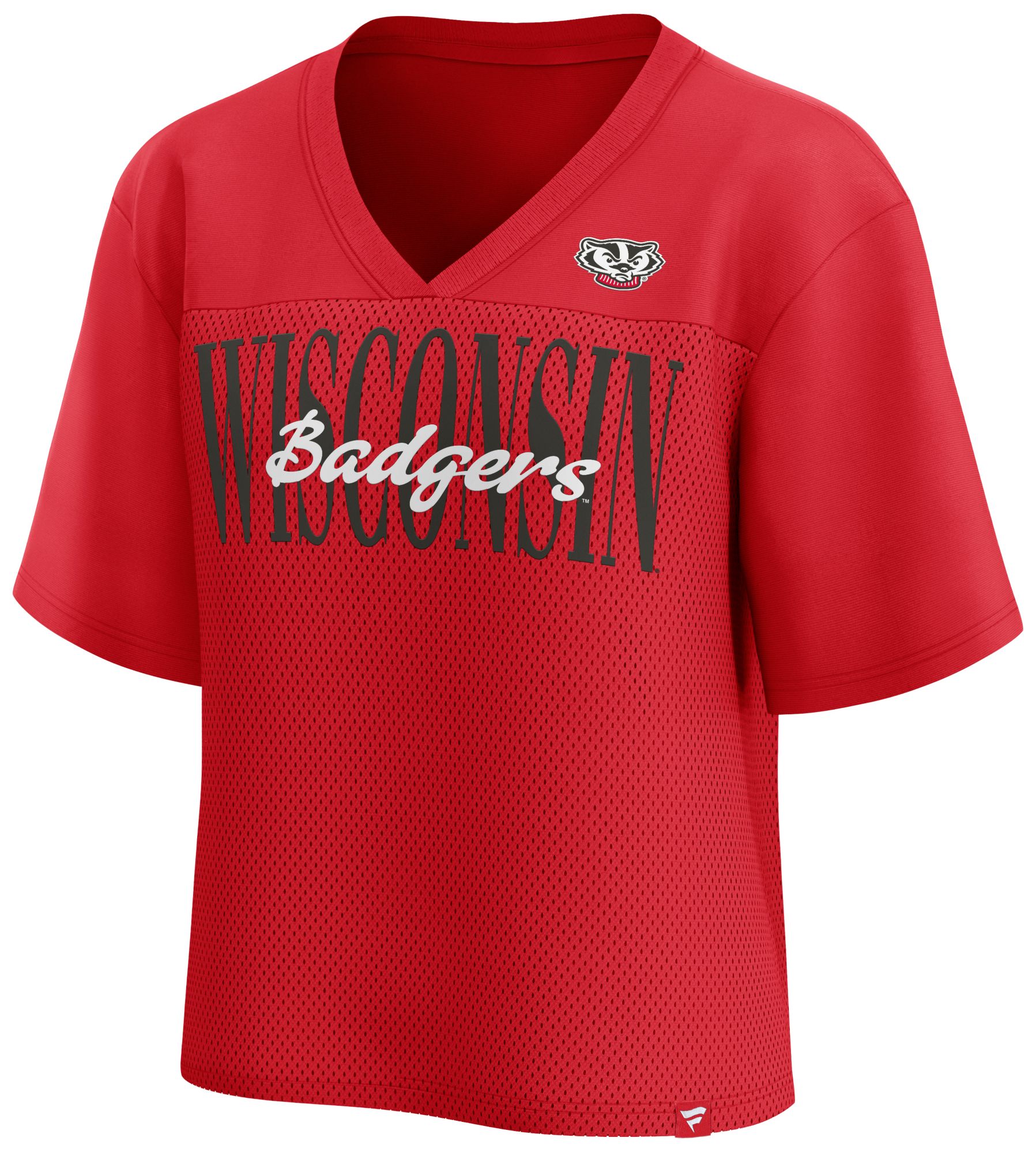 NCAA Women's Wisconsin Badgers Red Fashion Football Jersey product image