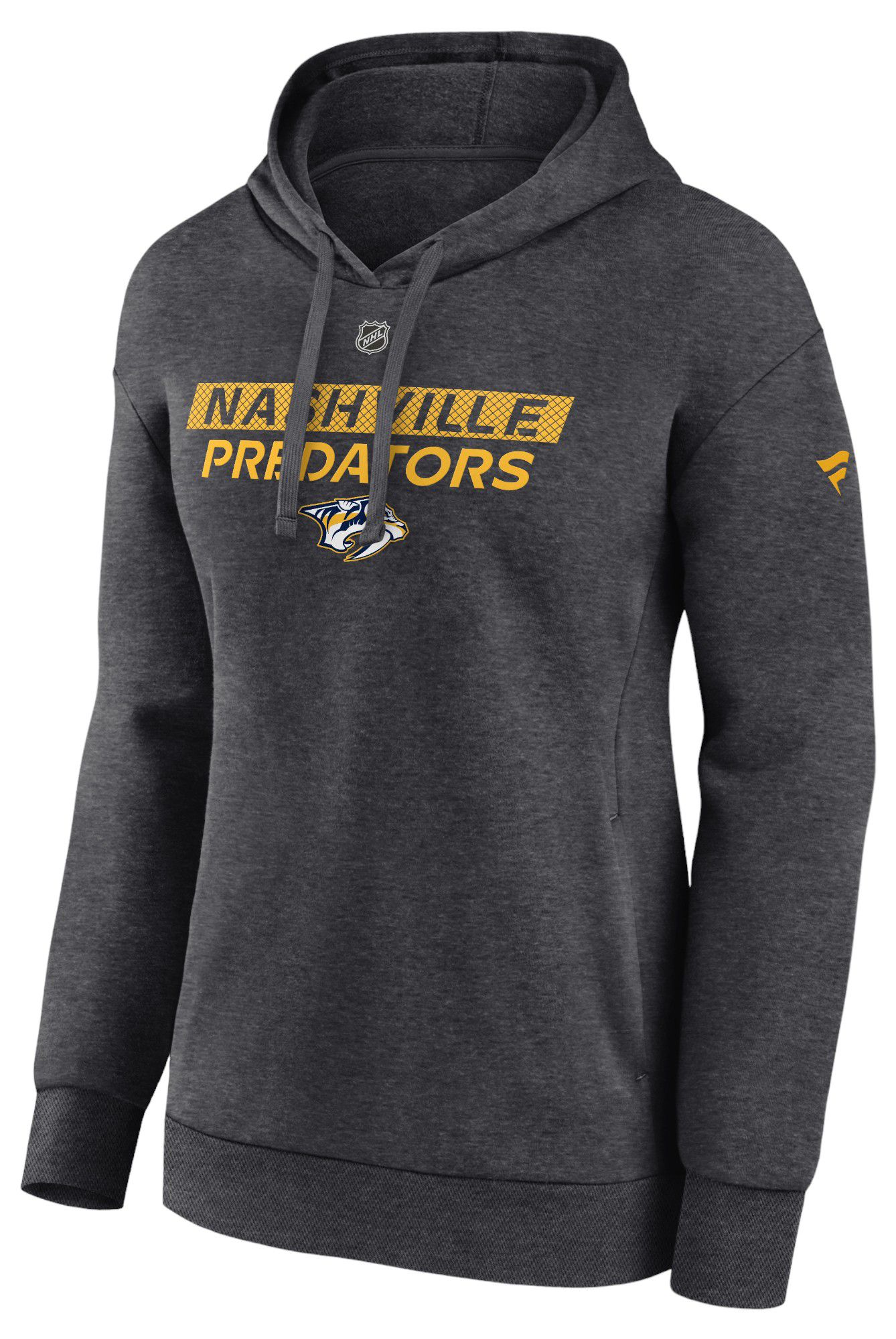 NHL Women's Nashville Predators 2024 Authentic Pro Rinkside Grey Pullover Hoodie product image