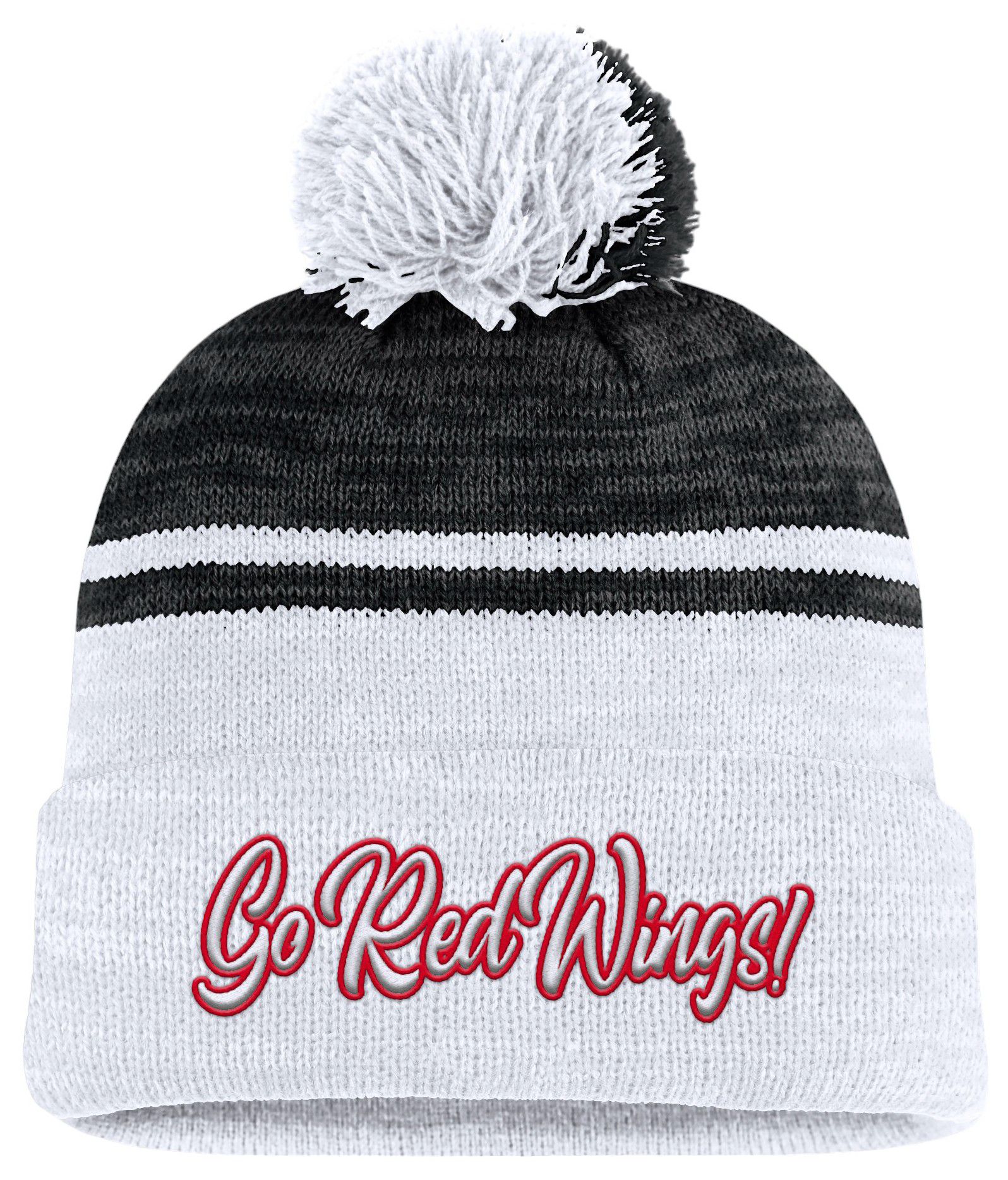 NHL Women's Detroit Red Wings 2024 Winger Black Pom Beanie product image