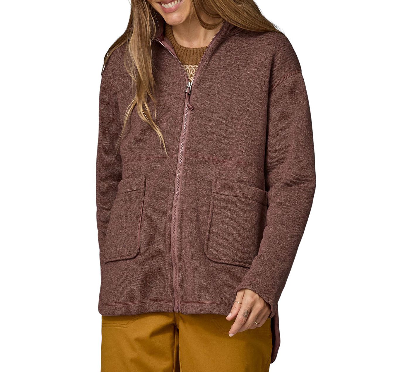 Patagonia fleece coat best sale