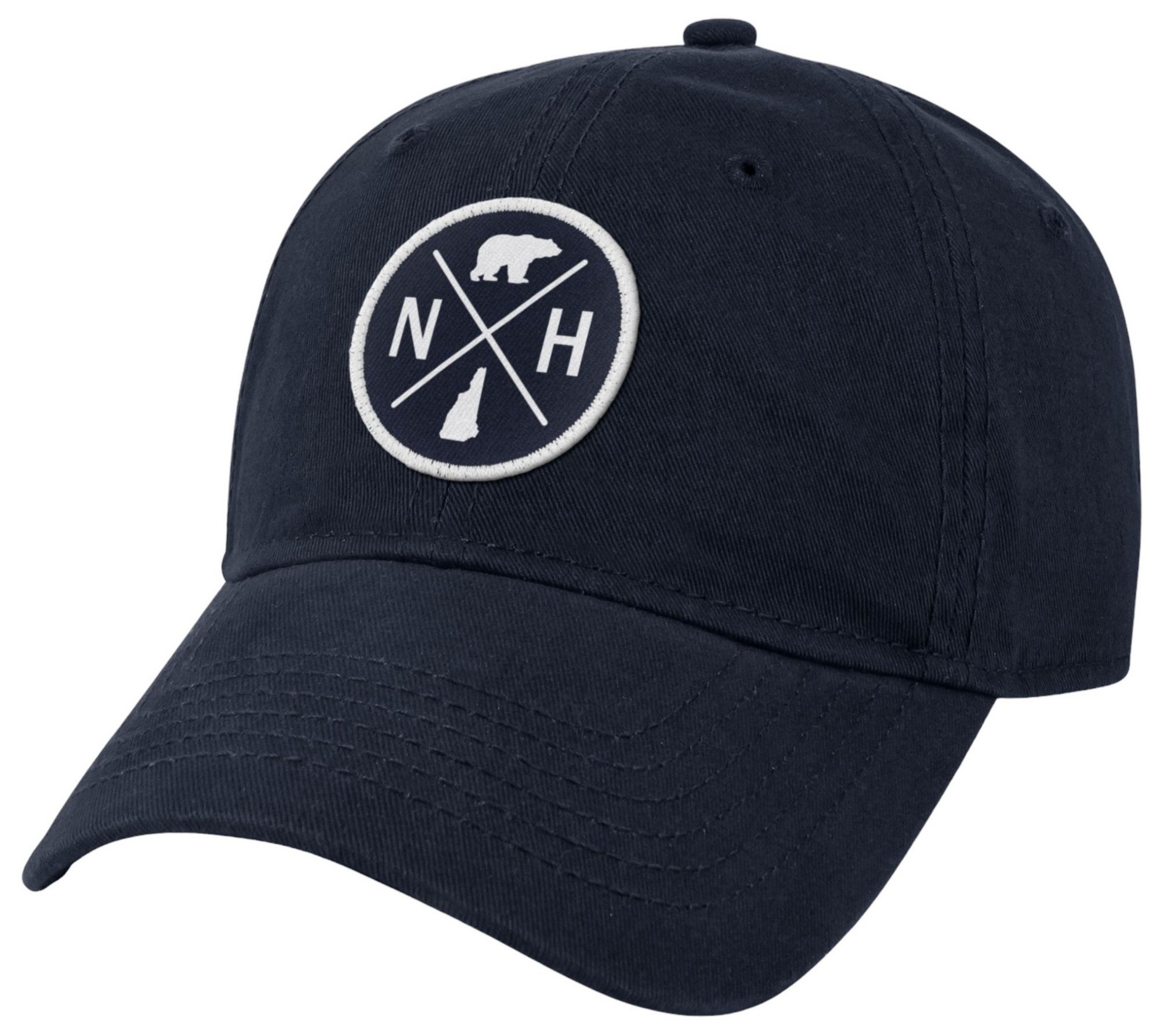 Chowdaheadz Adult New Hampshire Bear Patch Slouch Adjustable Hat product image
