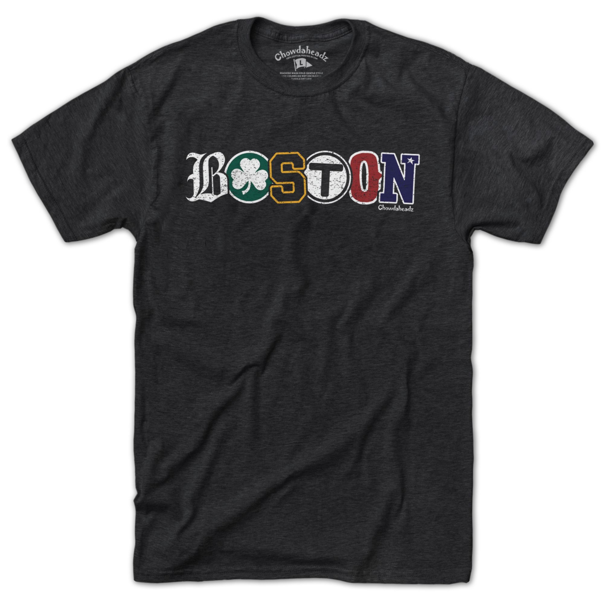 Chowdaheadz Adult Massachusetts Landmark T-Shirt product image