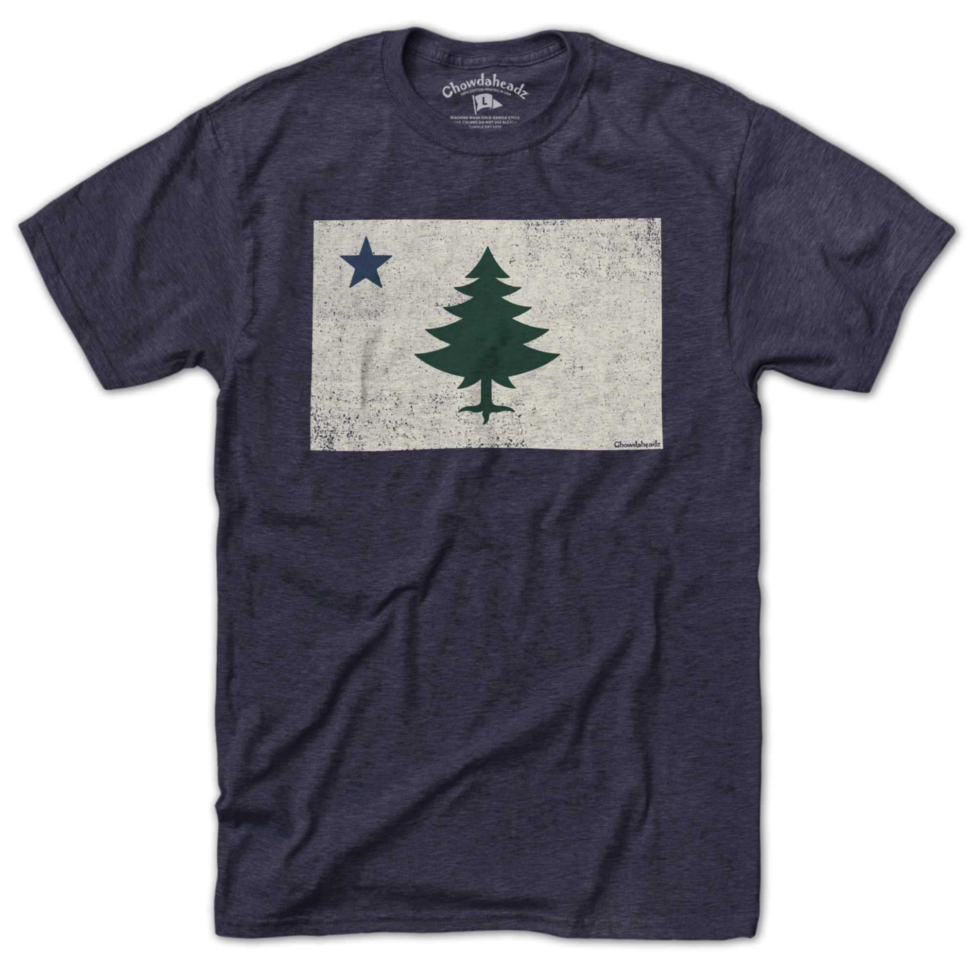 Chowdaheadz Adult Maine Flag T-Shirt product image