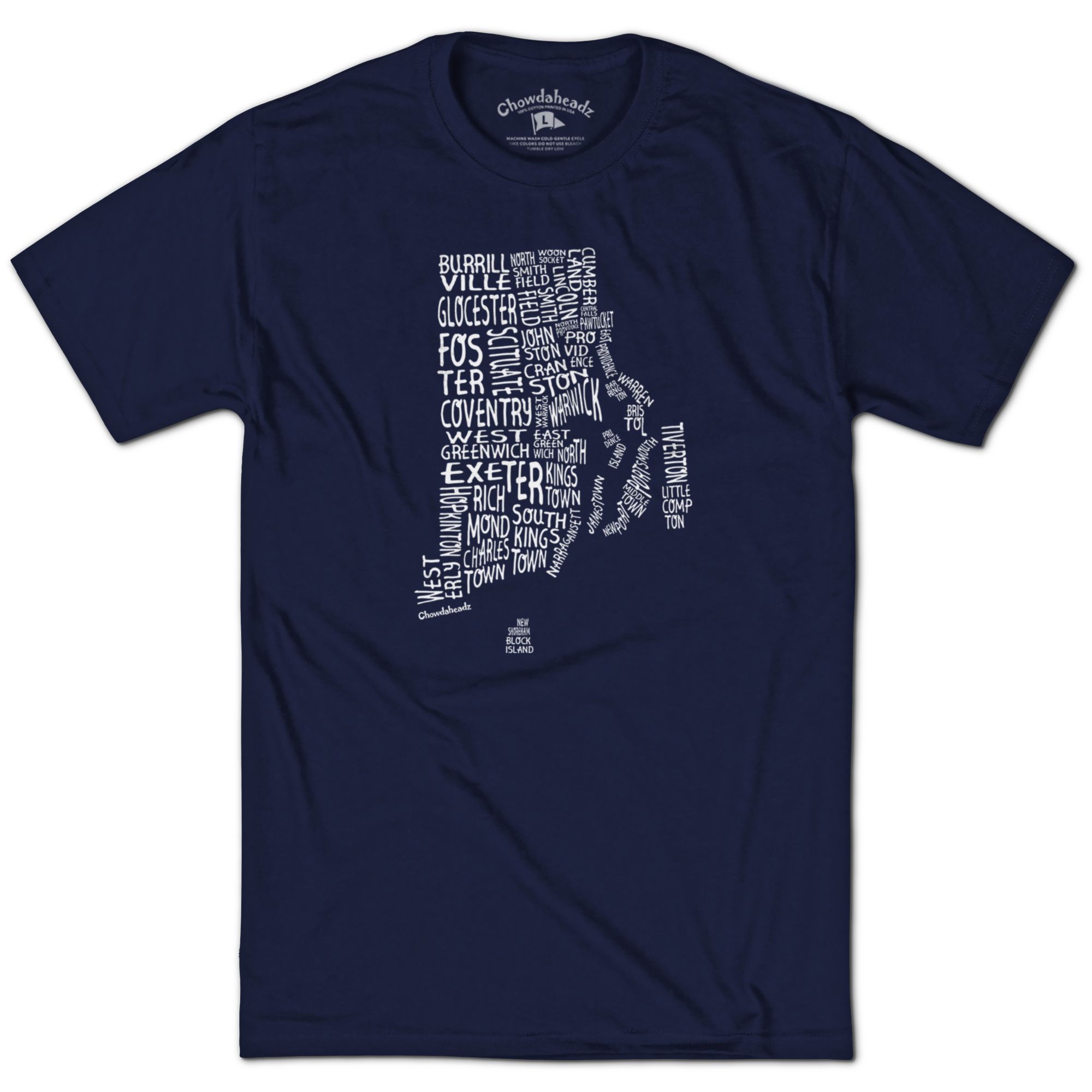 Chowdaheadz Adult New Hampshire Town T-Shirt product image