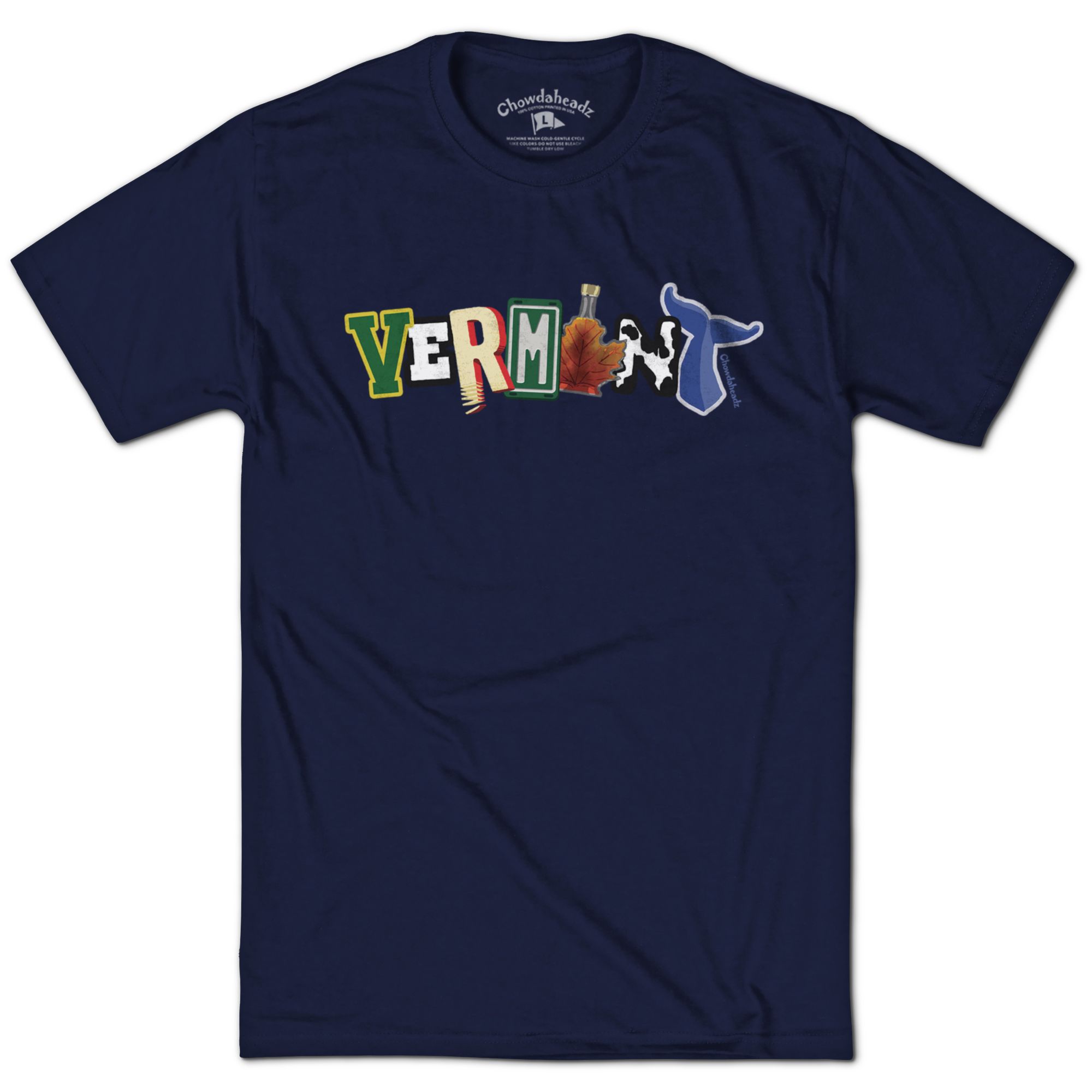 Chowdaheadz Adult Vermont Landmark T-Shirt product image