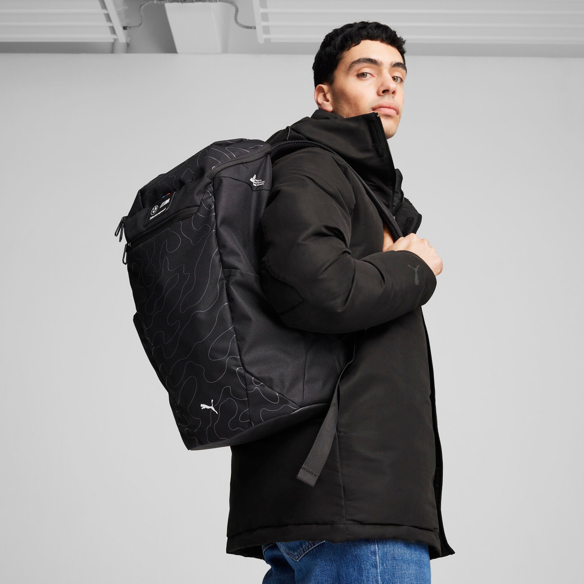 Puma Adult BMW Formula 1 Racing Black Statement Backpack product image