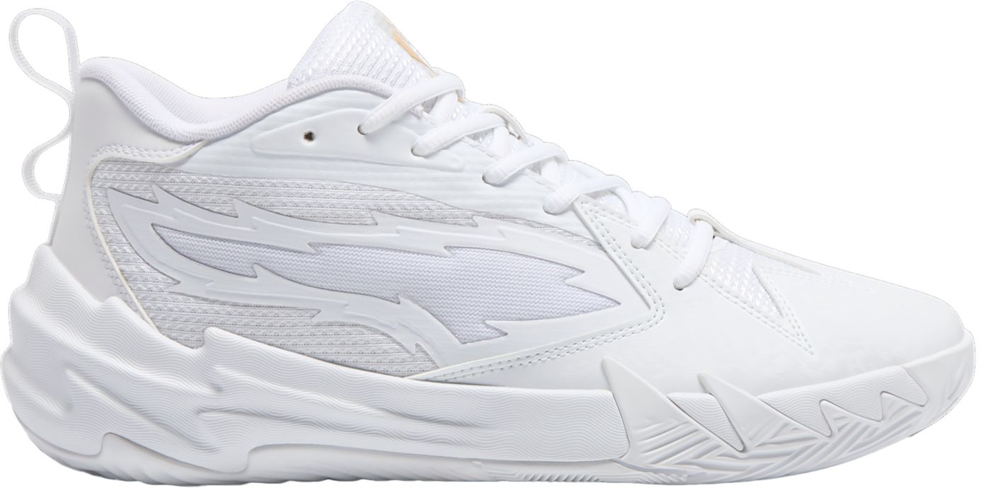 Puma white basketball shoes deals