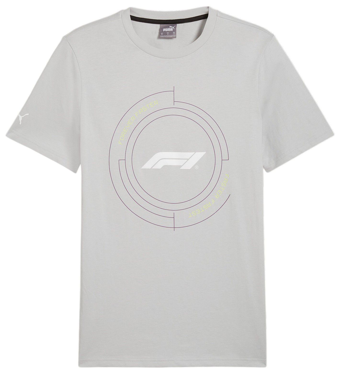 Puma Men's F1 Racing Grey Graphic T-Shirt product image
