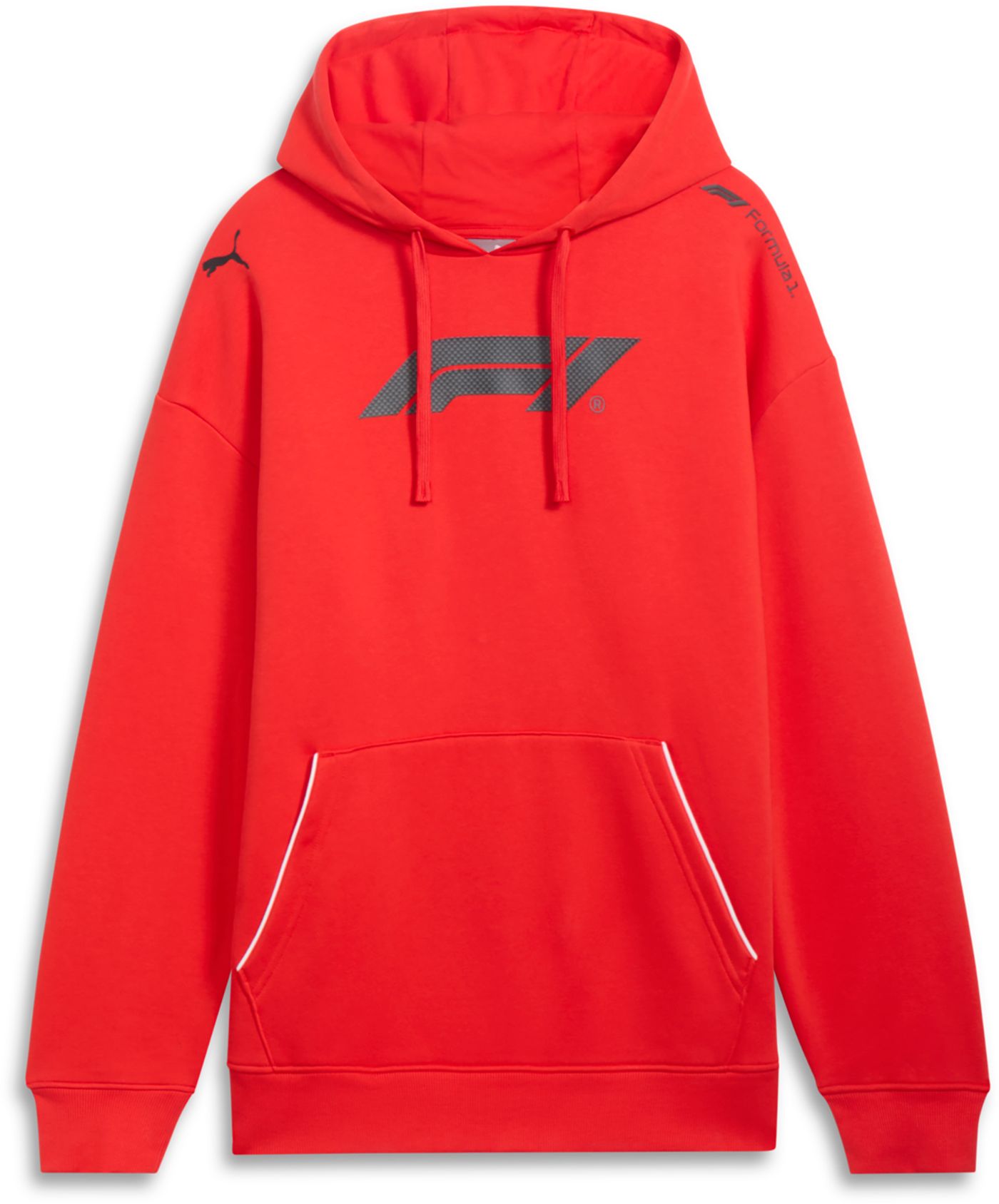 Red puma hoodie mens deals
