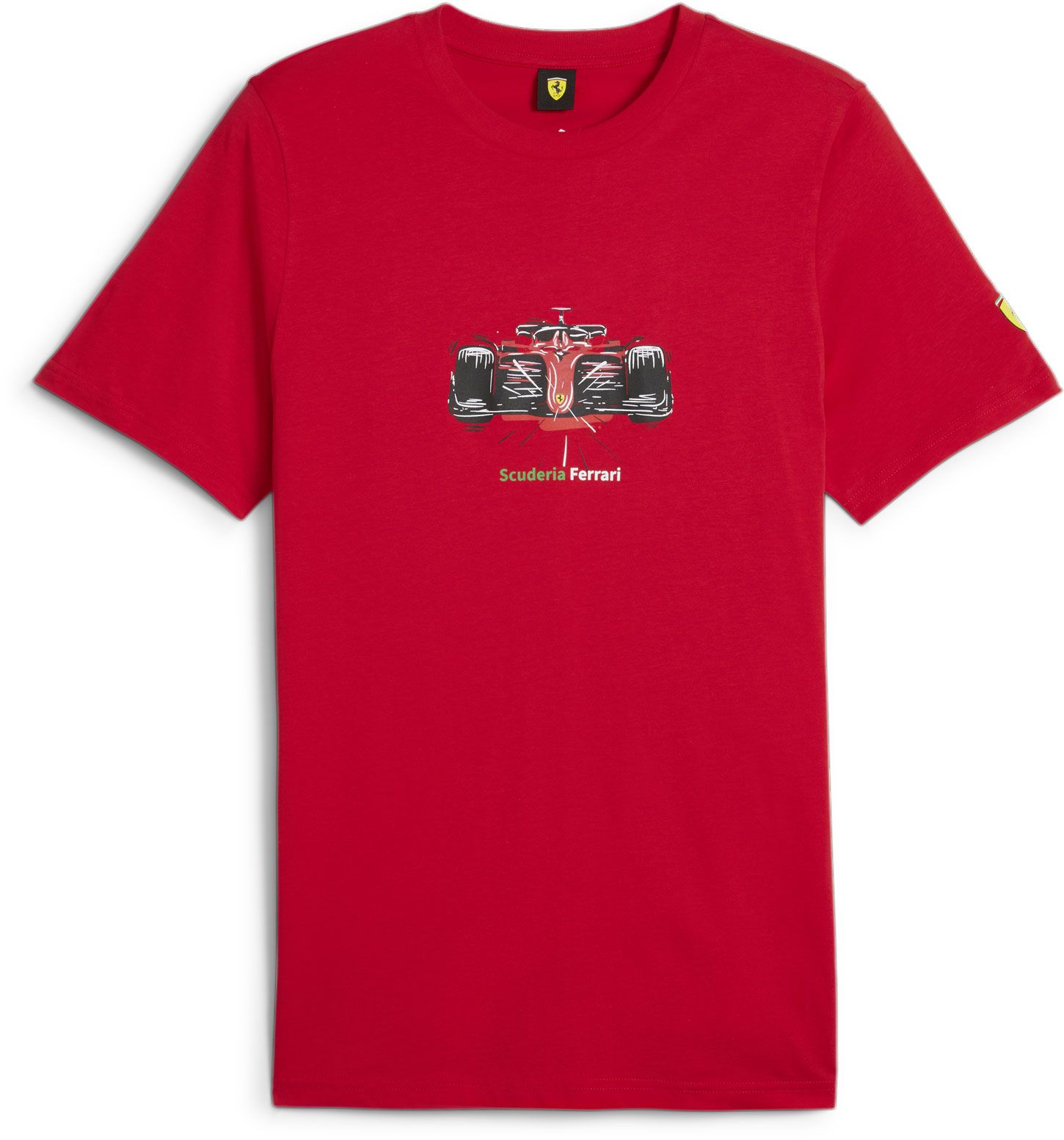 Puma Adult Ferrari Racing Red Car Graphic T-Shirt product image