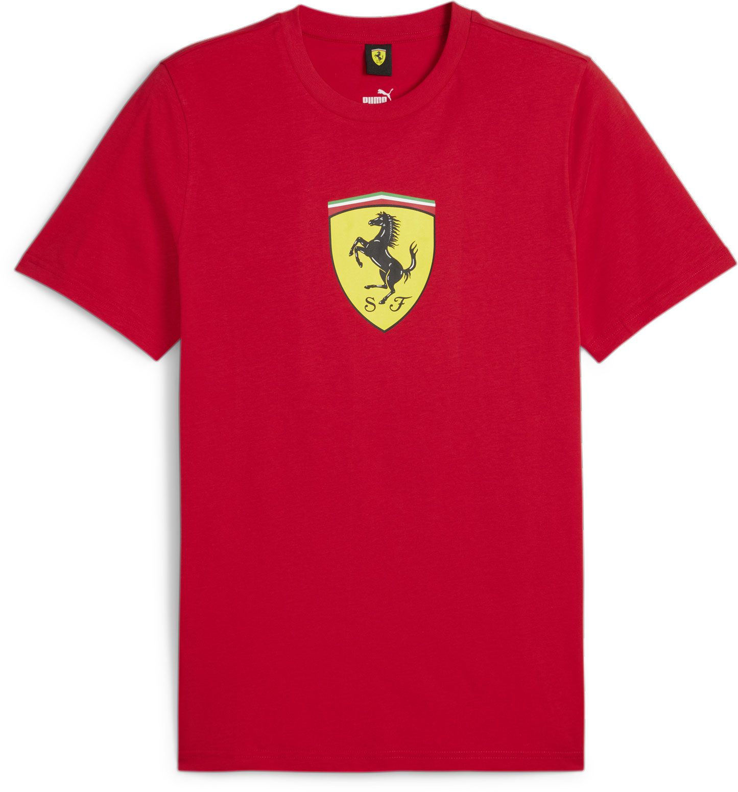 Puma Adult Ferrari Racing Red Logo Shield T-Shirt product image