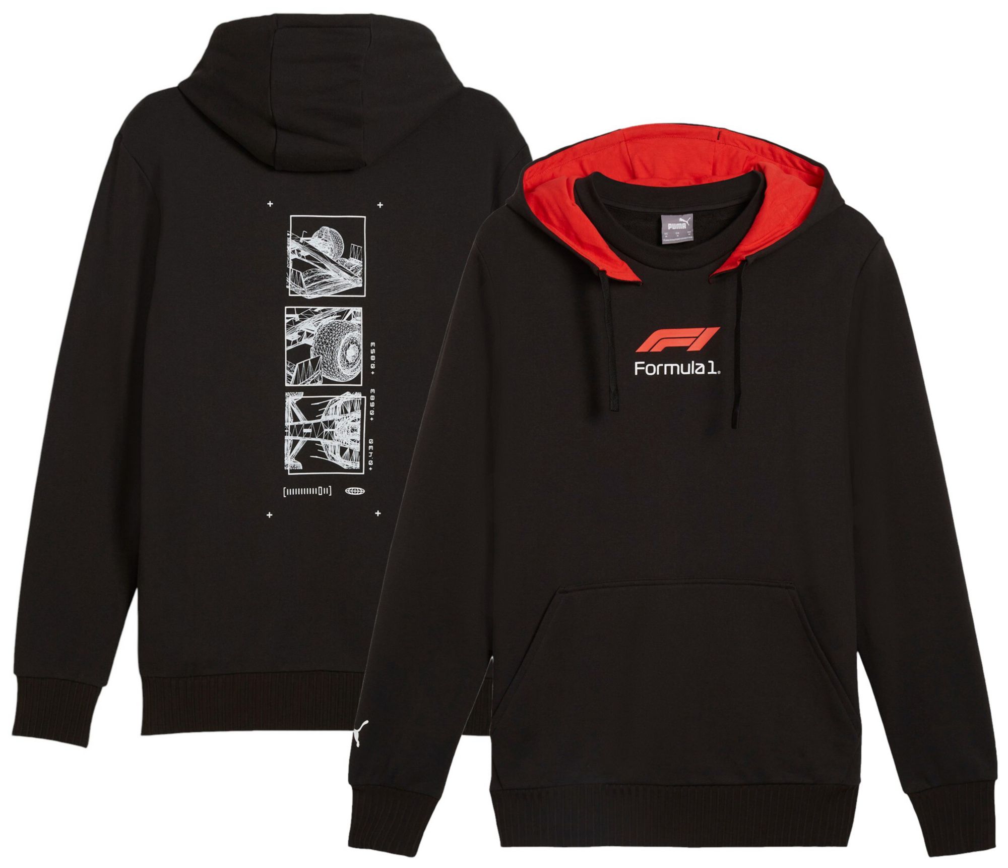 Puma Men's F1 Racing Black Pullover Hoodie product image