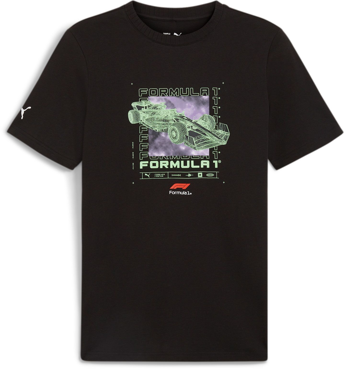 Puma Men's F1 Racing Graphic Black T-Shirt product image