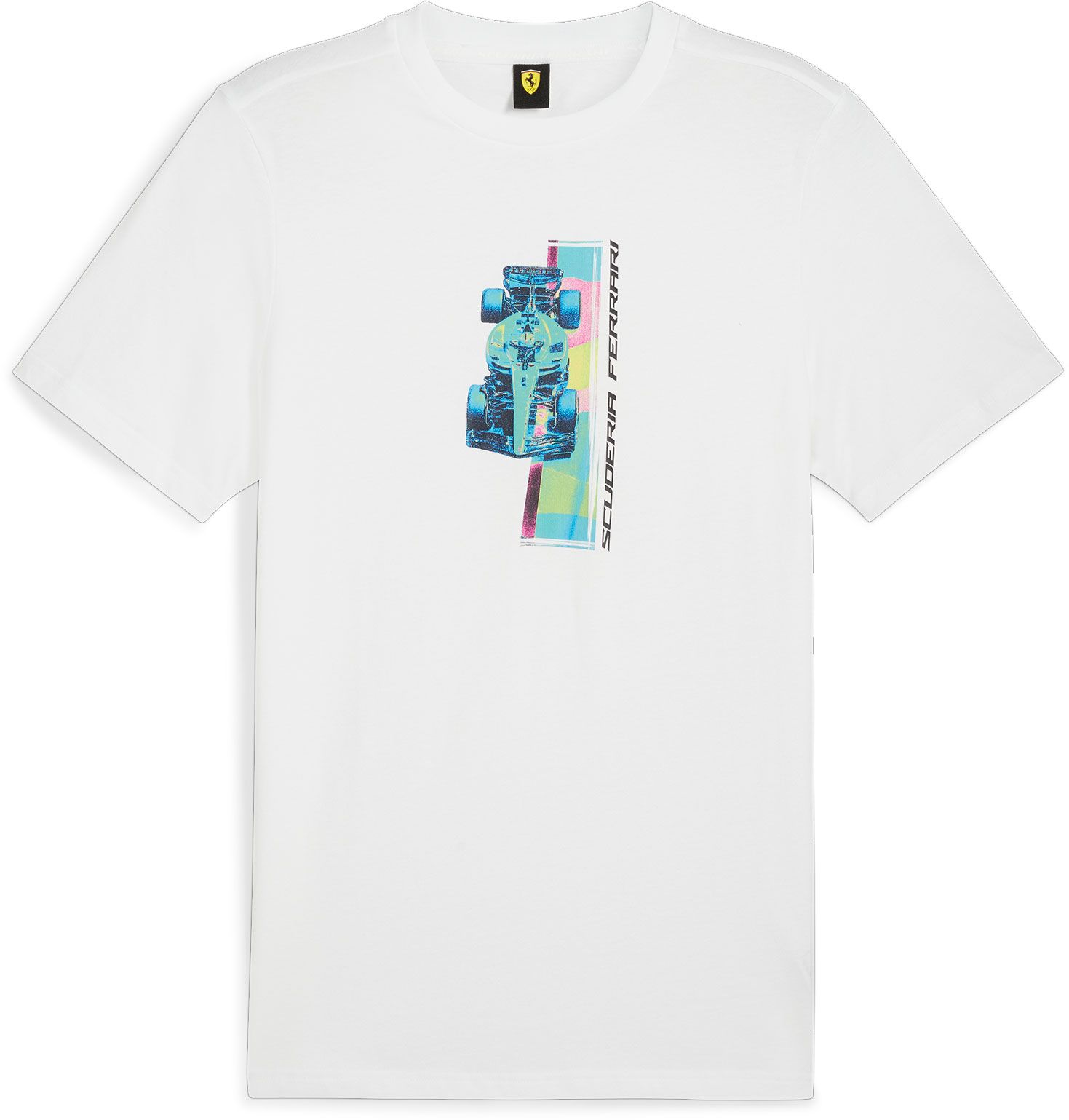 Puma Men's Ferrari Racing Race Graphic White T-Shirt product image