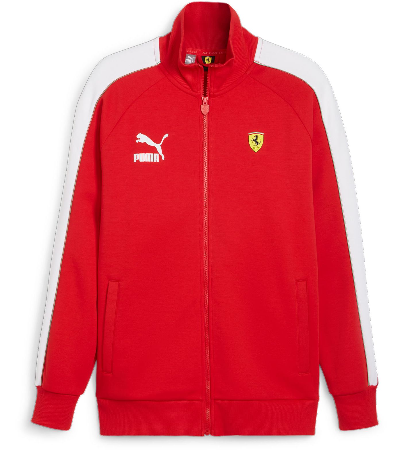 Red deals Puma Ferrari Race Jacket Size Large