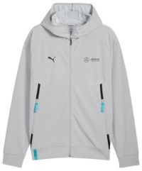 Puma Men's Mercedes F1 Racing Silver Tech Jacket