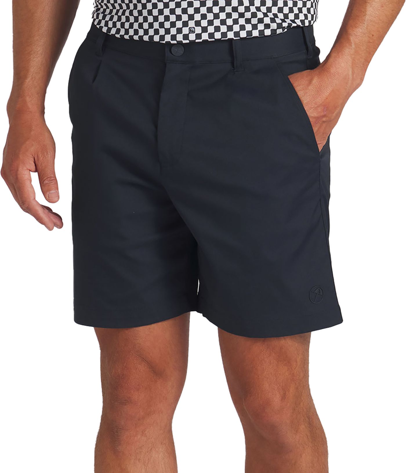 Men's pleated front golf shorts online