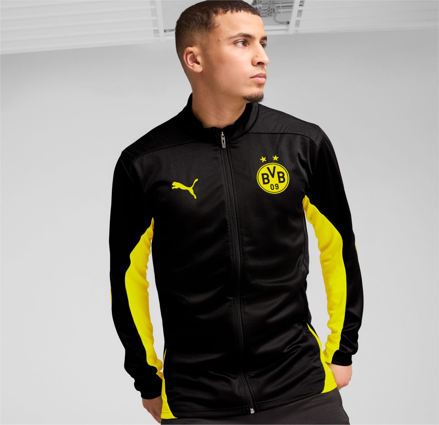 PUMA Adult Borussia Dortmund 2024 Black Training Jacket Dick s Sporting Goods