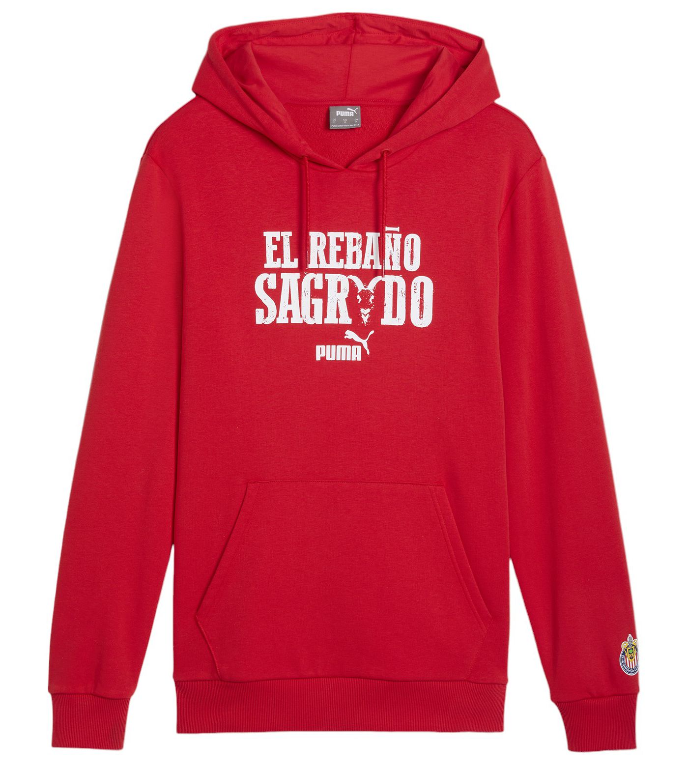 Red puma hoodie clearance