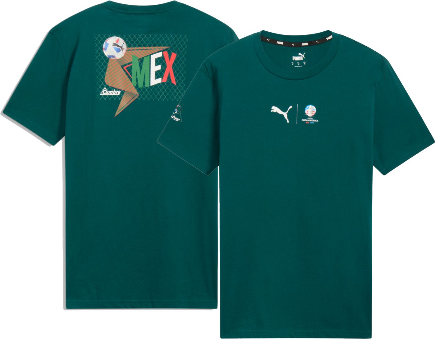 PUMA Adult Mexico 2024 COPA America Green T Shirt Dick s Sporting Goods