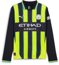 PUMA Adult Manchester City 2024 Away Long Sleeve Replica Jersey