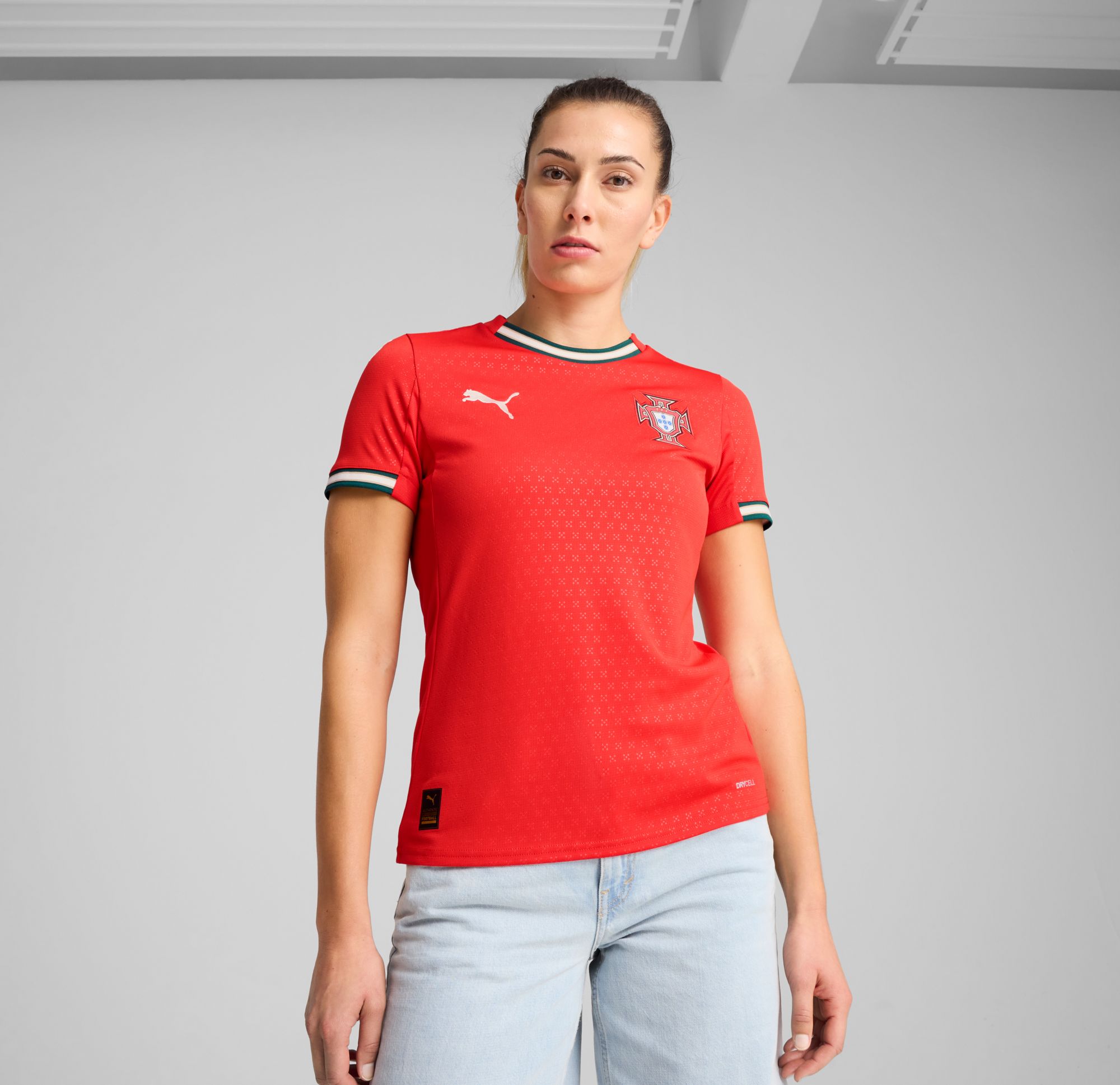 PUMA Women's Portugal 2025 Red Home Replica Jersey product image