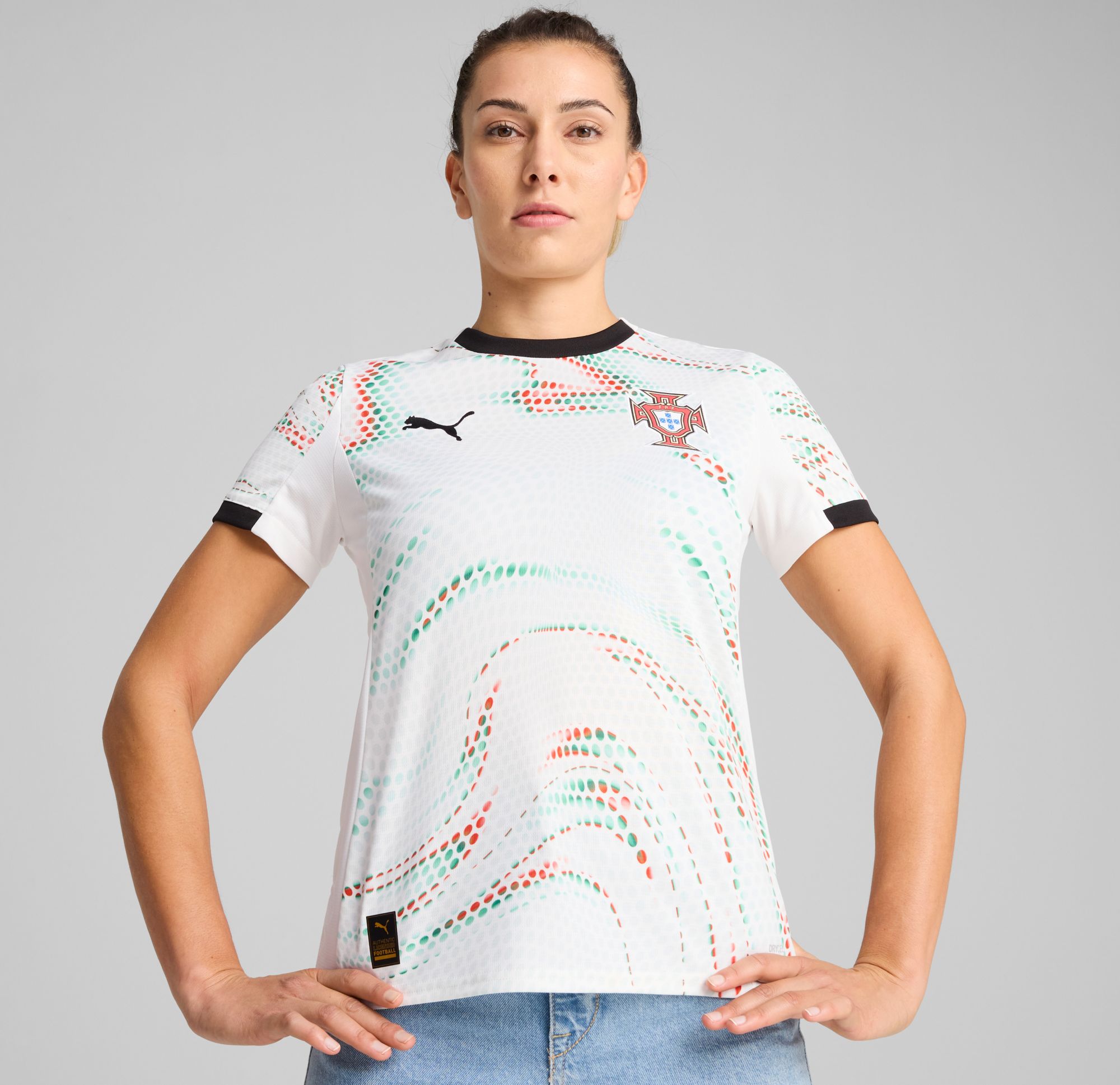 PUMA Women's Portugal 2025 White Away Replica Jersey product image