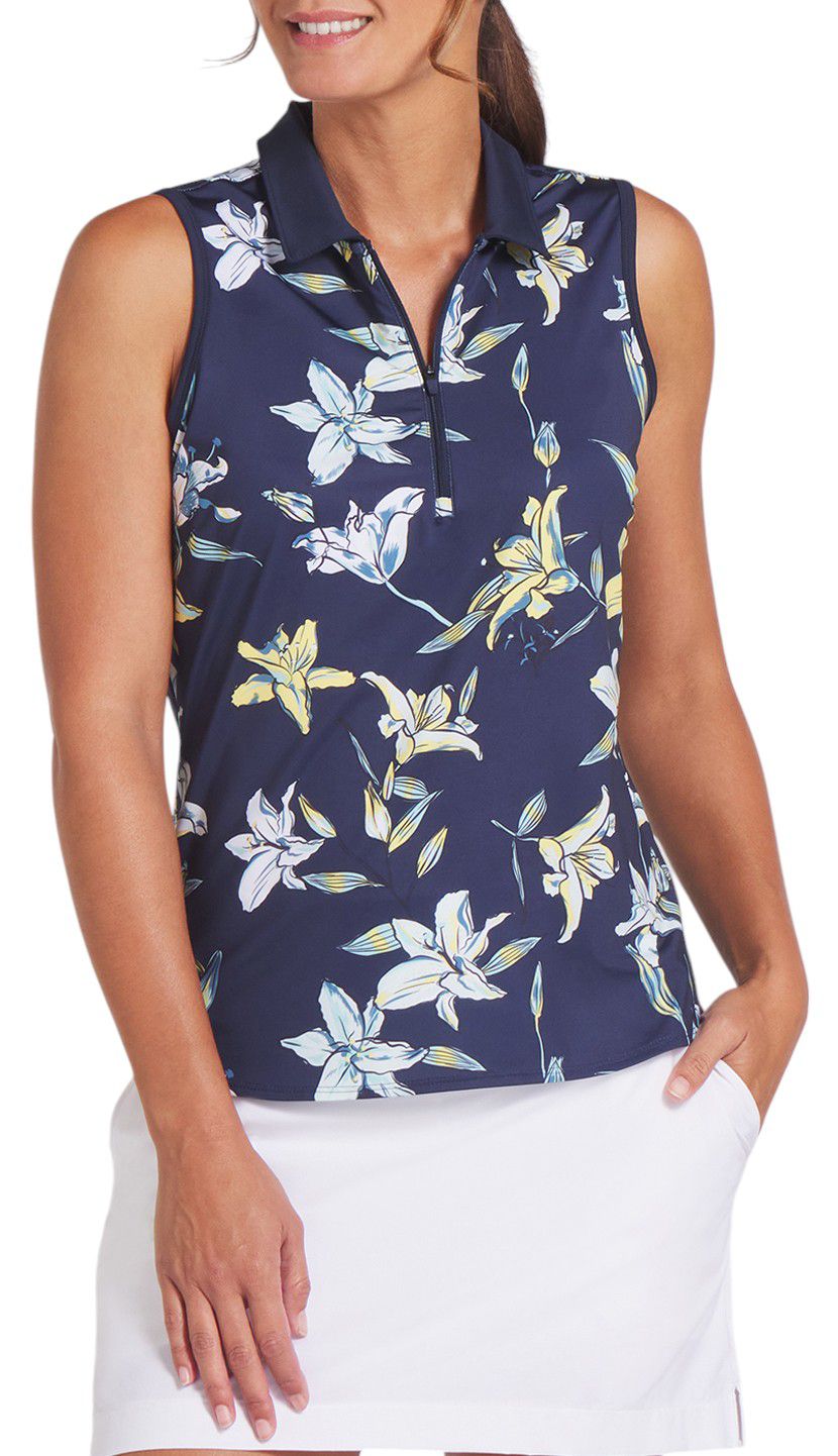 PUMA Women's Sleeveless MATTR Lily Floral Golf Polo product image