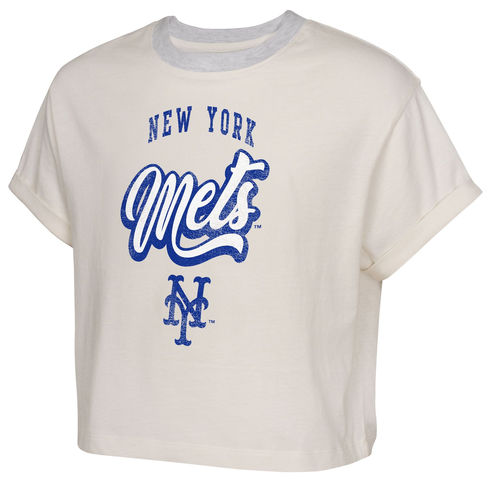 MLB Girls' New York Mets Off-White City Pennant T-Shirt product image