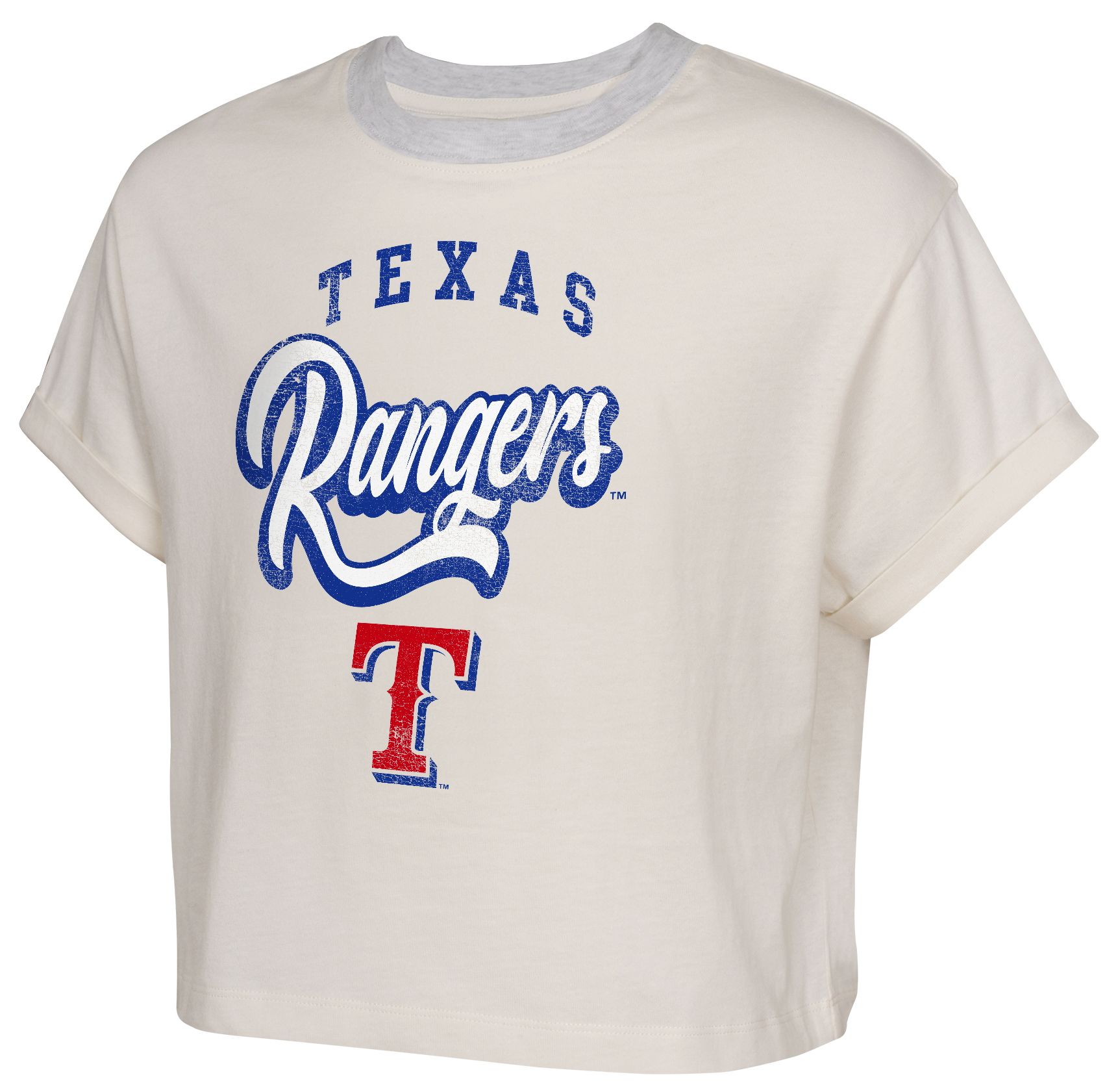 MLB Girls' Texas Rangers Off-White City Pennant T-Shirt product image