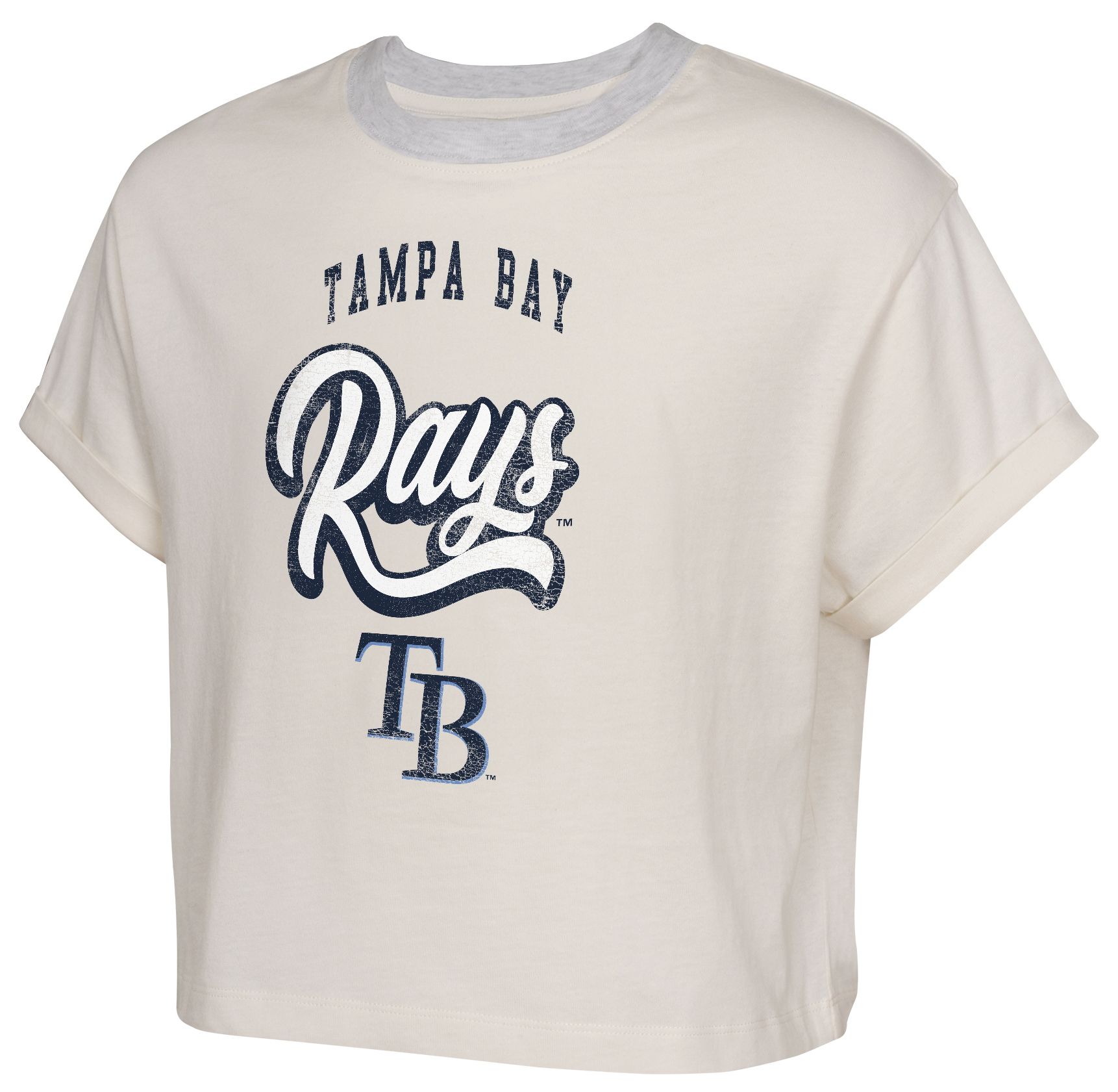 MLB Girls' Tampa Bay Rays Off-White City Pennant T-Shirt product image