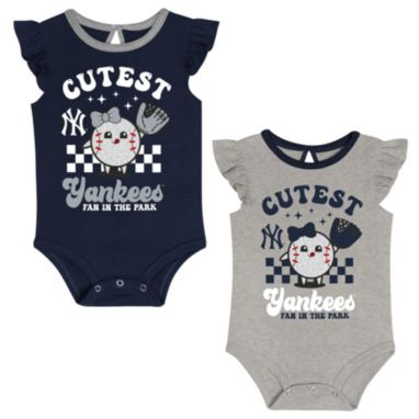sorry, MLB Team Apparel Infant New York Yankees Assorted Team Colors 2 Pack Creeper Set is currently out of stock