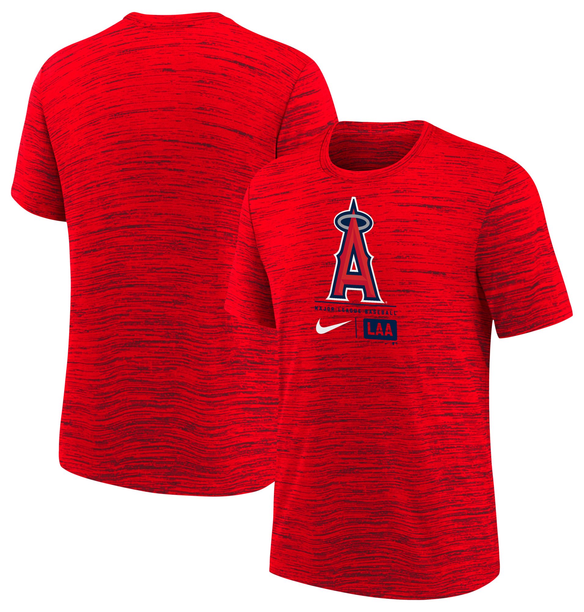 Nike Youth Los Angeles Angels Red Logo Velocity TShirt Dick's