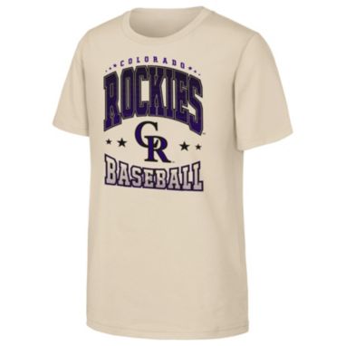 sorry, MLB Youth Colorado Rockies Batter's Box Tan T-Shirt is currently out of stock