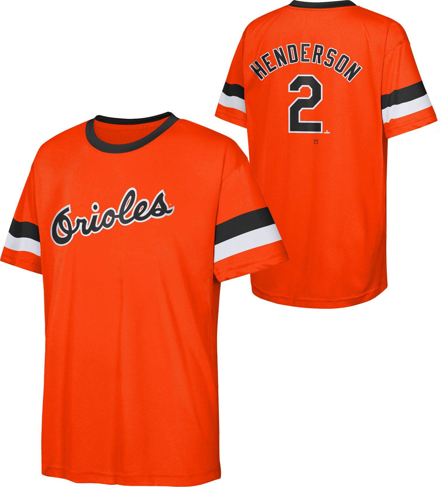 MLB Team Apparel Youth Baltimore Orioles Gunnar Henderson #2 Triple Sublimated T-Shirt product image