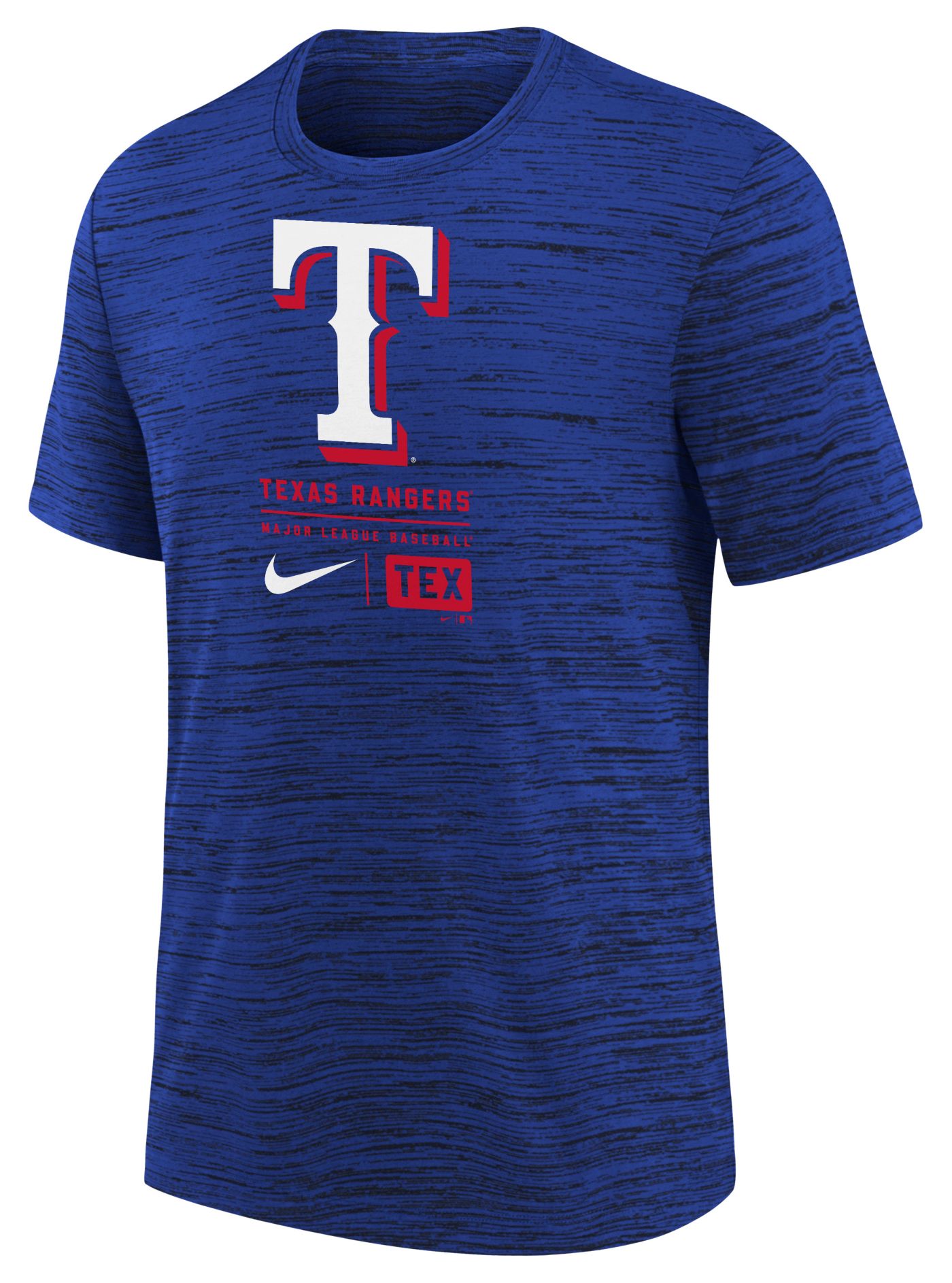 MLB Youth Texas Rangers Blue Logo T Shirt Dick s Sporting Goods