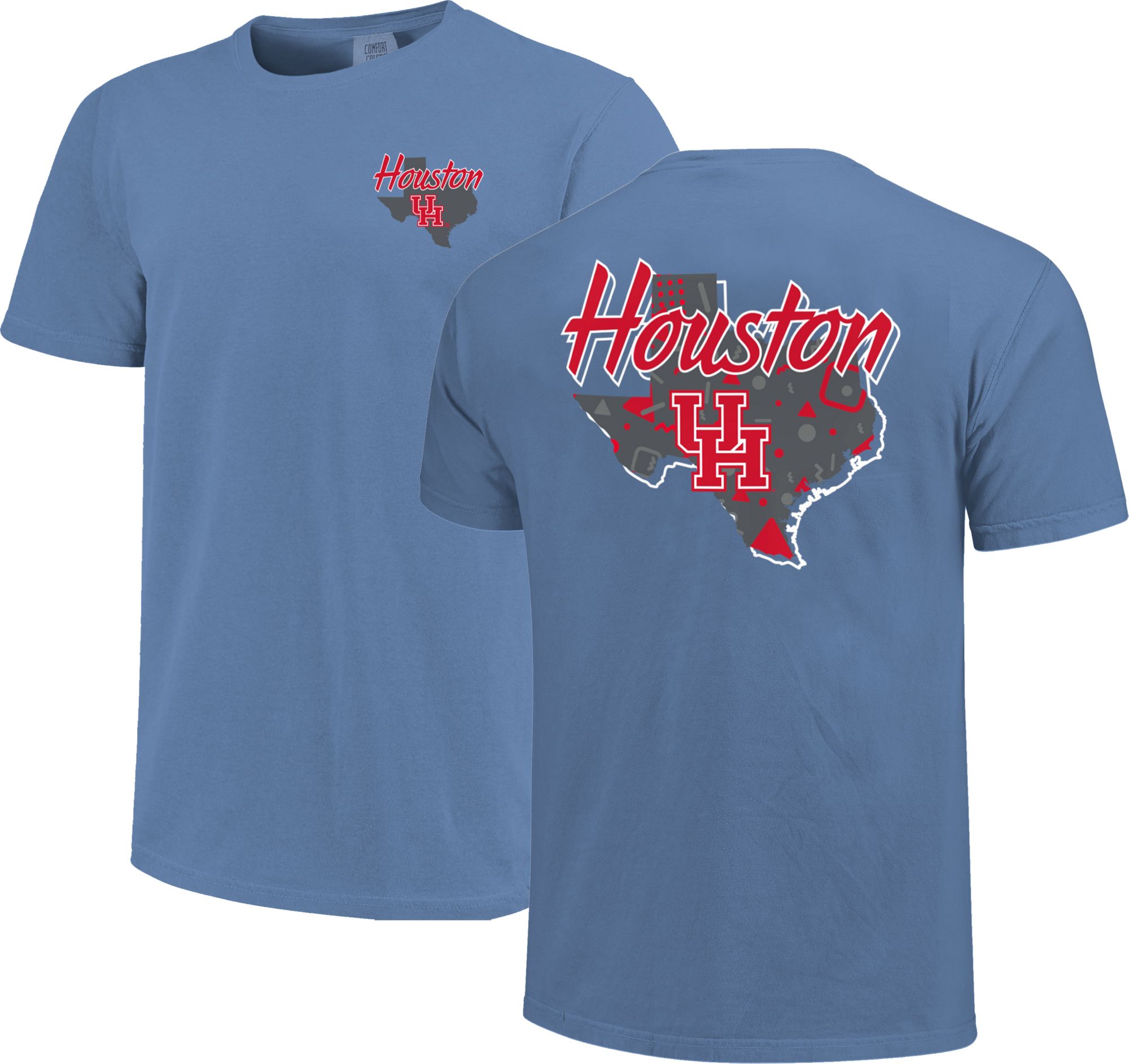 Image One Men's Houston Cougars Houston Blue Retro T-Shirt product image