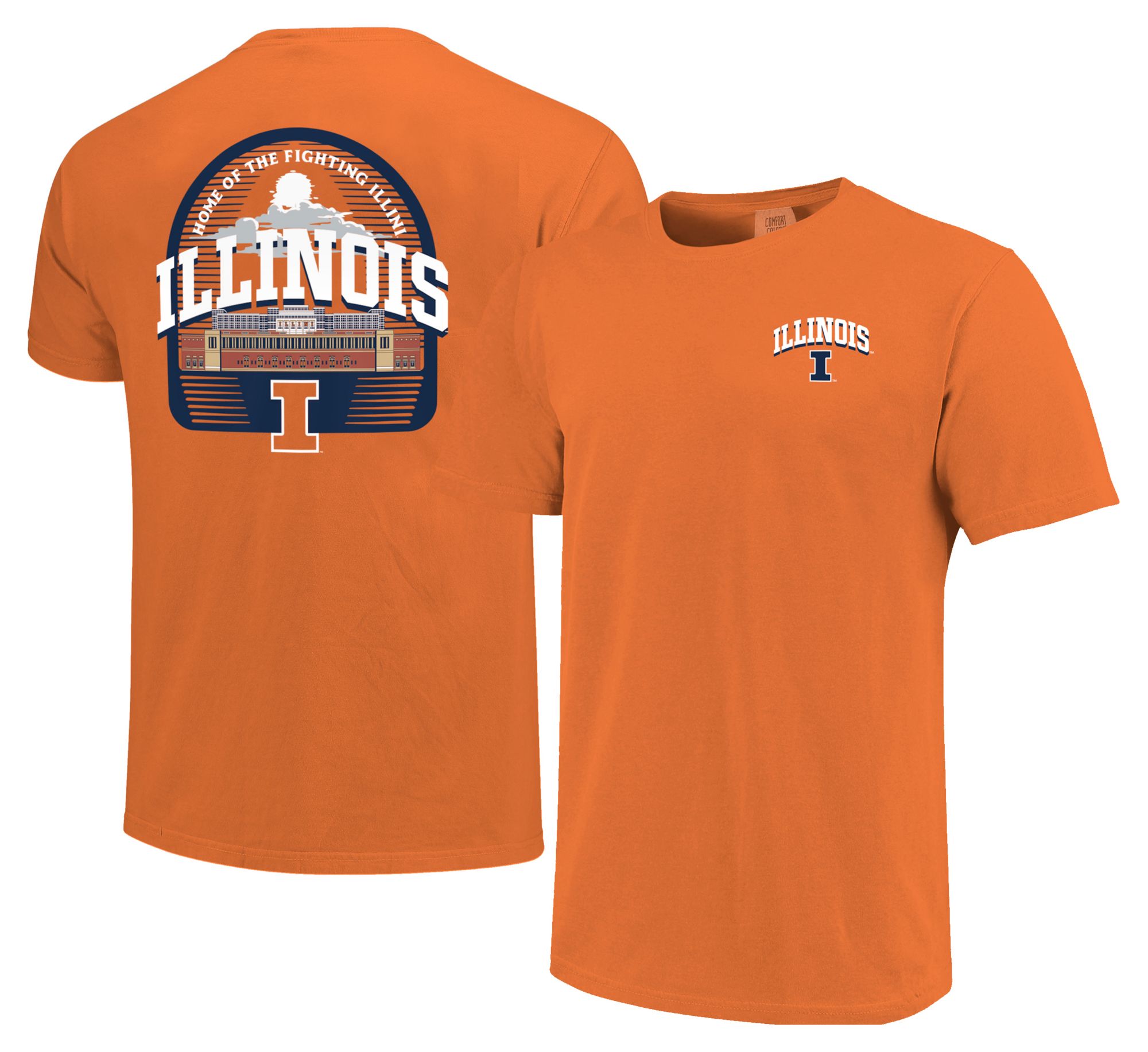 Image One Men's Illinois Fighting Illini Orange Stadium T-Shirt product image