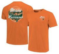 Image One Men's Miami Hurricanes Orange Coastal Campus T-Shirt | Dick's ...